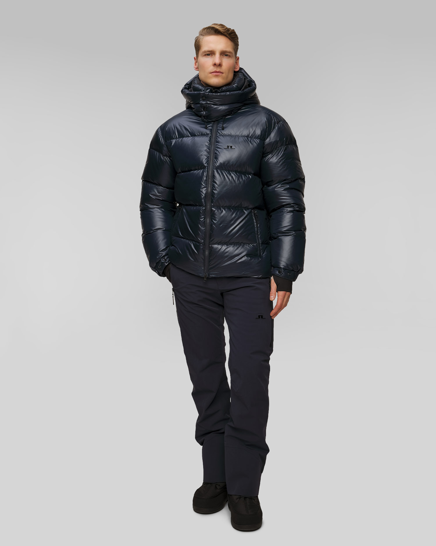 Giacca blu scuro da uomo J.Lindeberg Creek