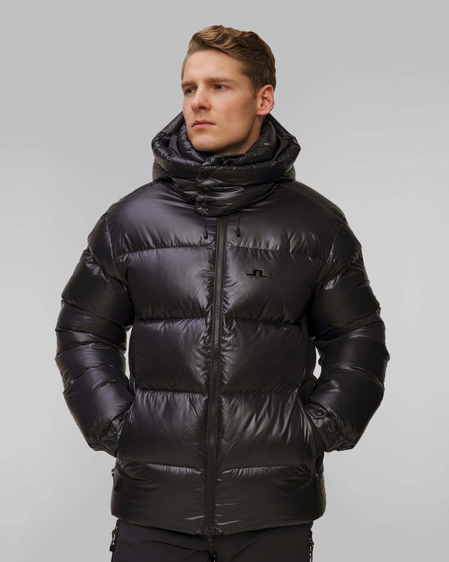 Giacca nera da uomo J.Lindeberg Creek