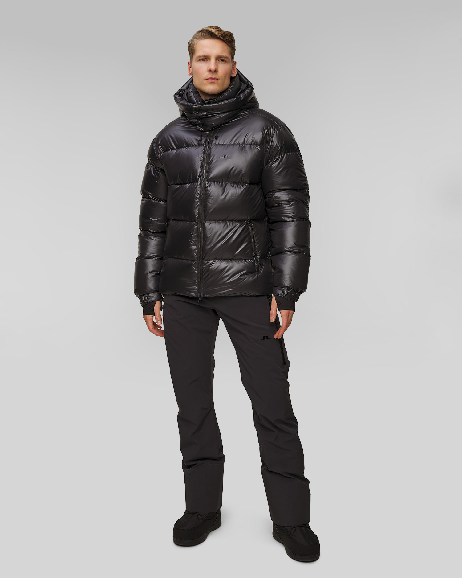 Giacca nera da uomo J.Lindeberg Creek