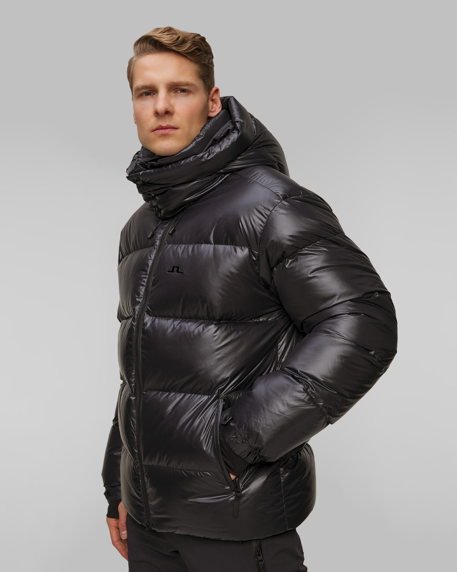 Czarna kurtka męska J.Lindeberg Creek