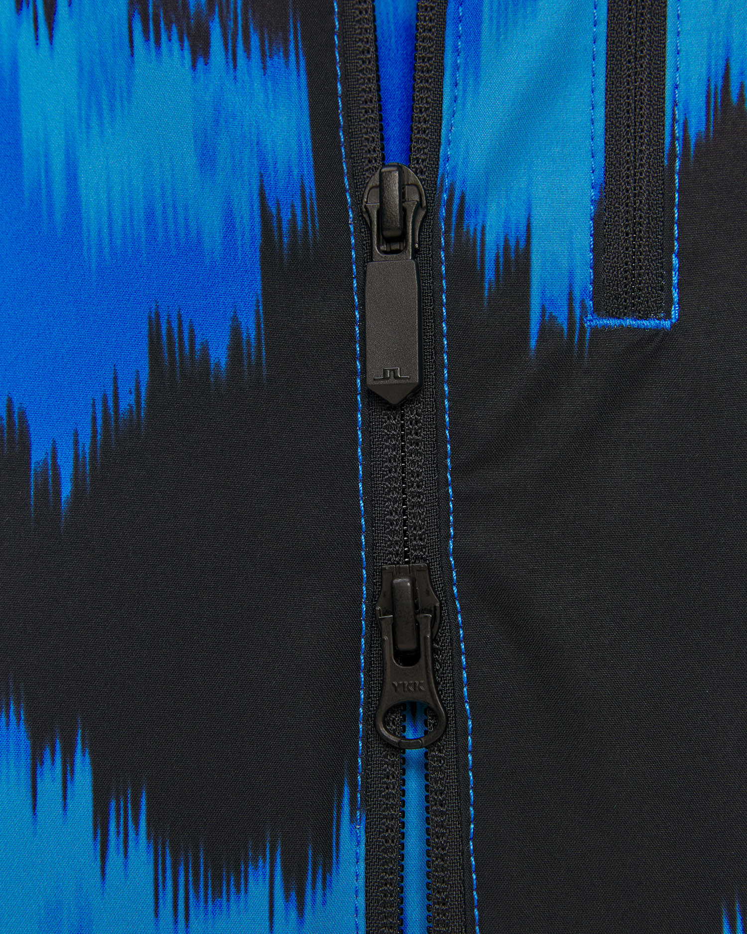 J.Lindeberg Ace Jacket Printed Herren-Skijacke in Blau und Schwarz