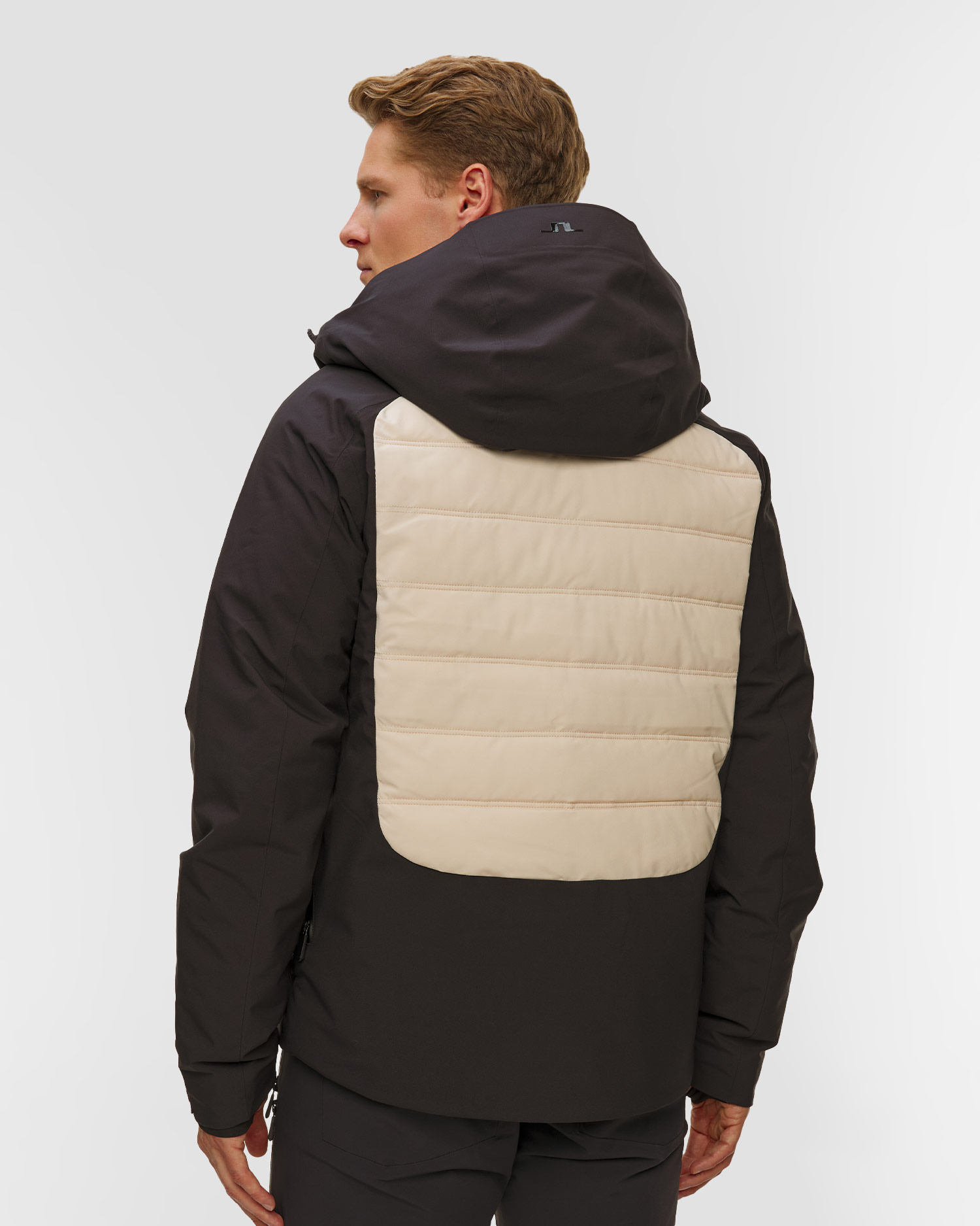Giacca da sci da uomo J.Lindeberg Woody Jacket nero-crema