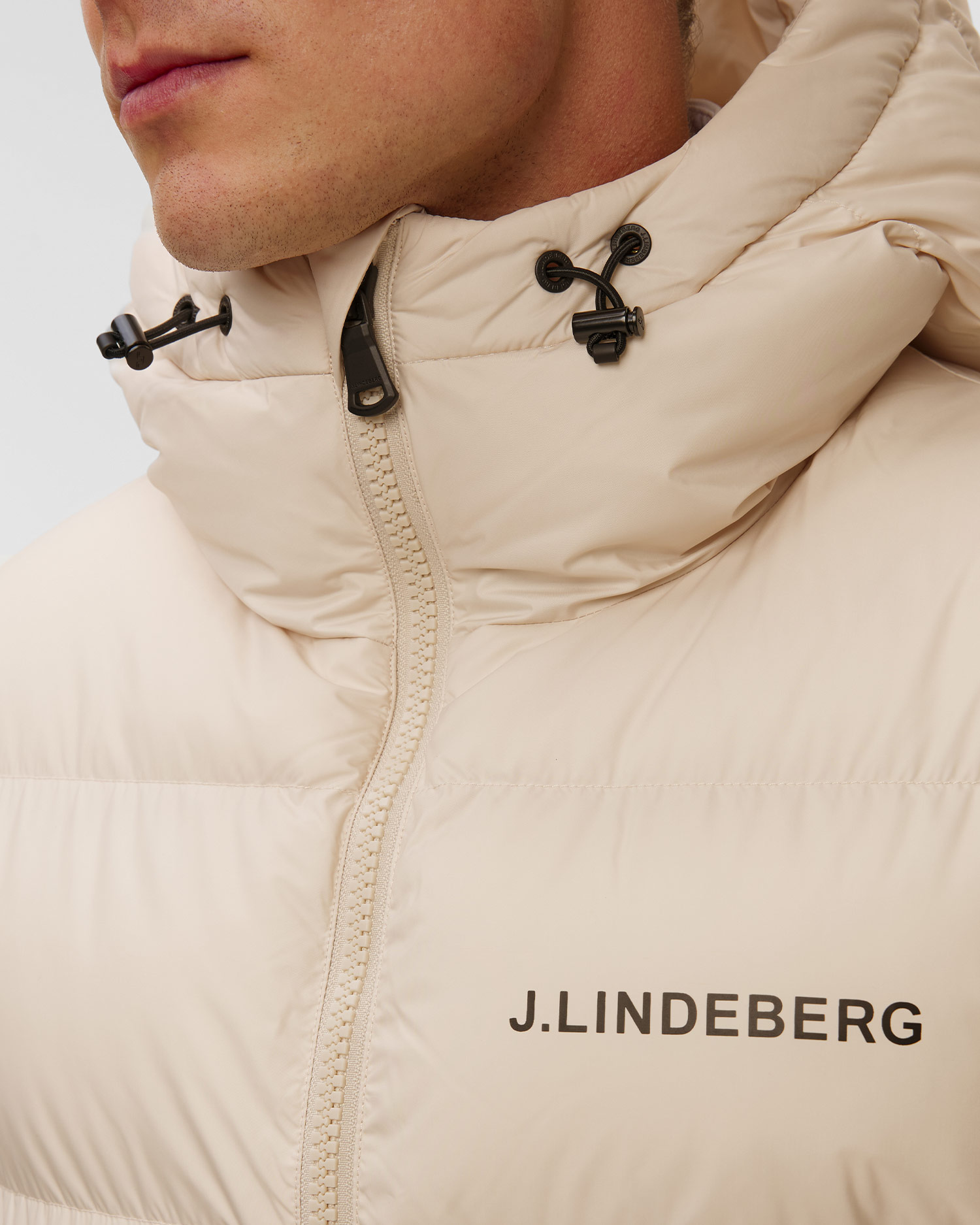 Giacca invernale da uomo J.Lindeberg Barek Padded Jacket beige