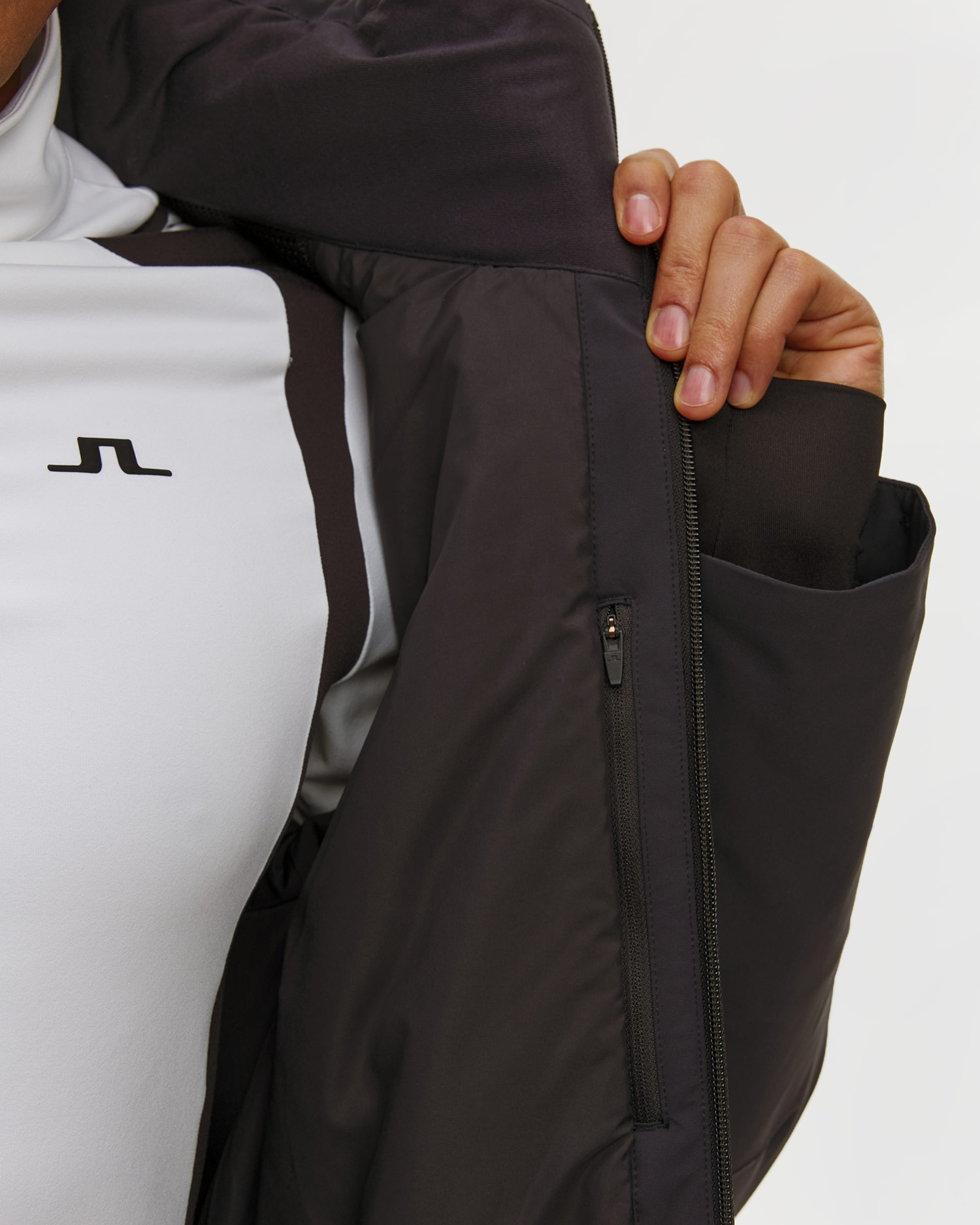 Giacca da sci da uomo J.Lindeberg Omnia Jacket nera