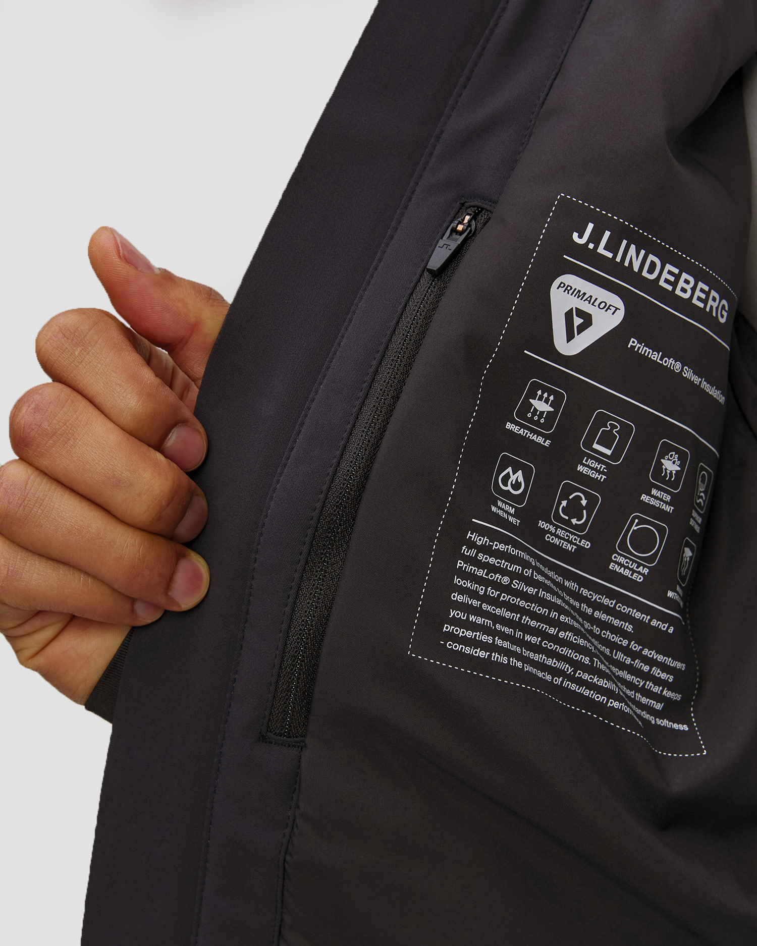 Giacca da sci da uomo J.Lindeberg Omnia Jacket nera