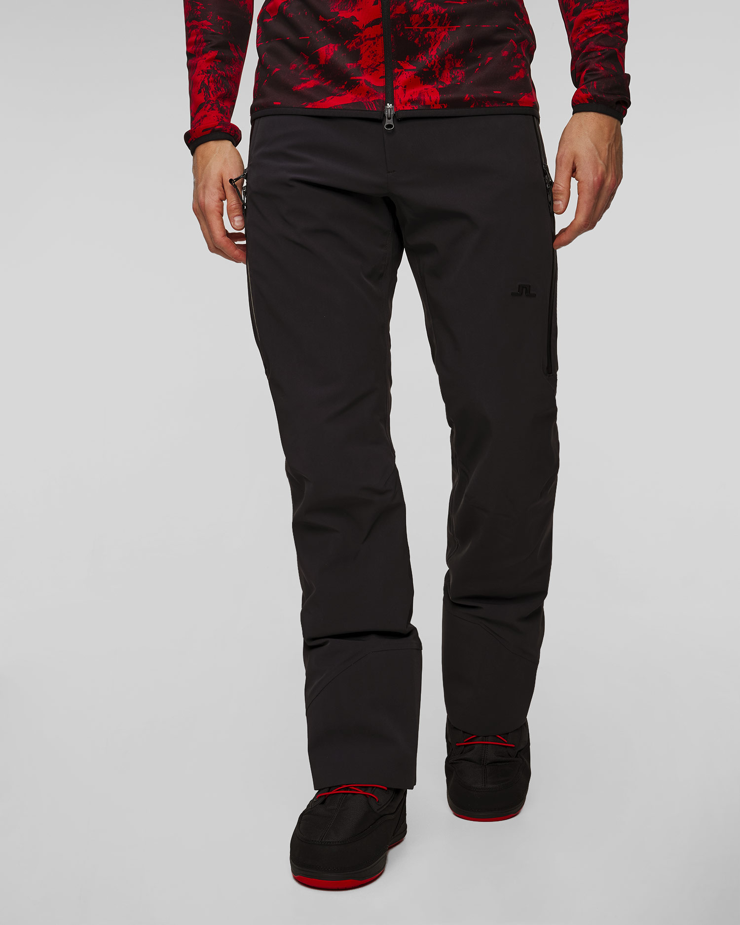 Pantaloni neri da sci da uomo J.Lindeberg Omnia