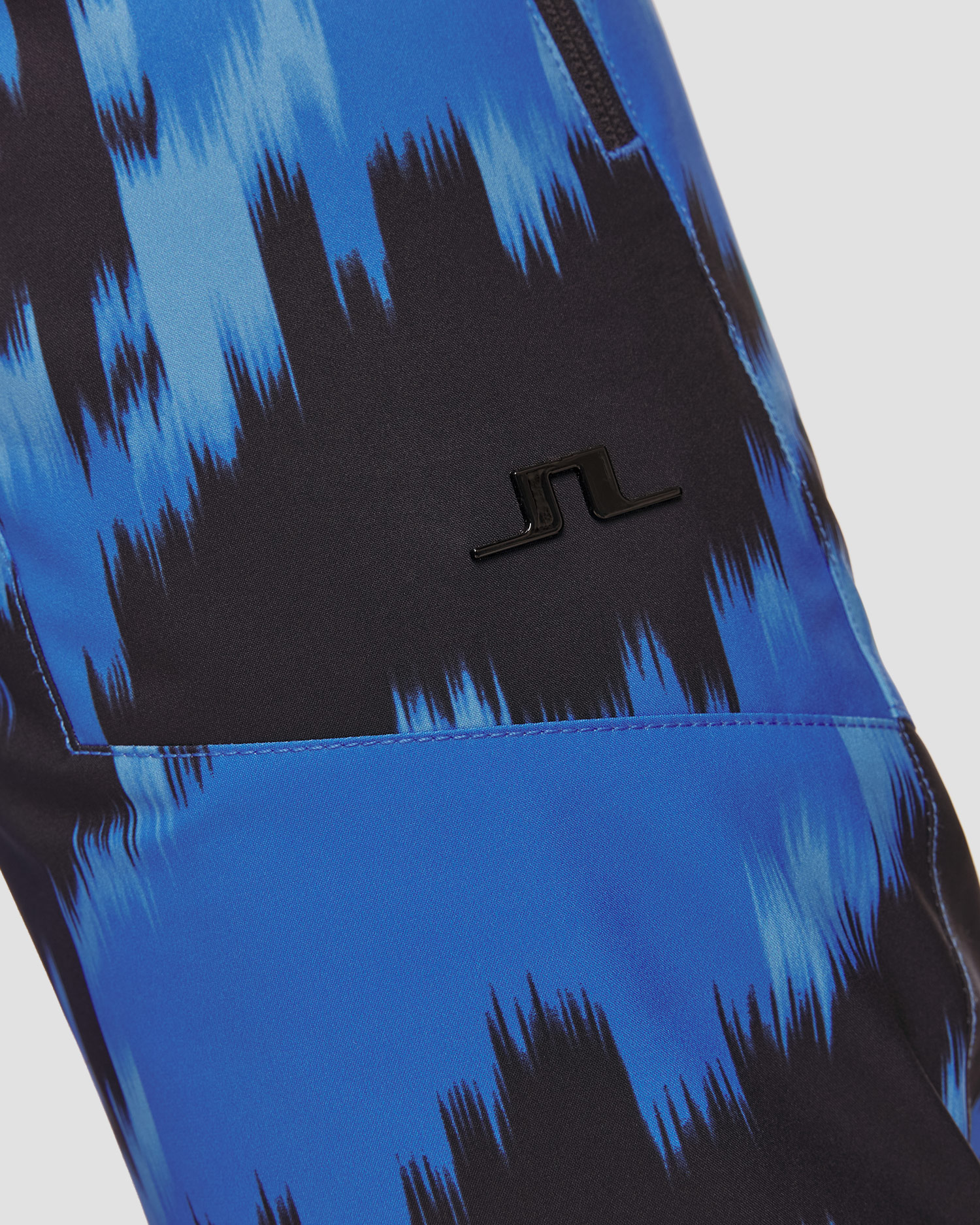 J.Lindeberg Clarke Pant Printed Herren-Skihose in Blau und Schwarz