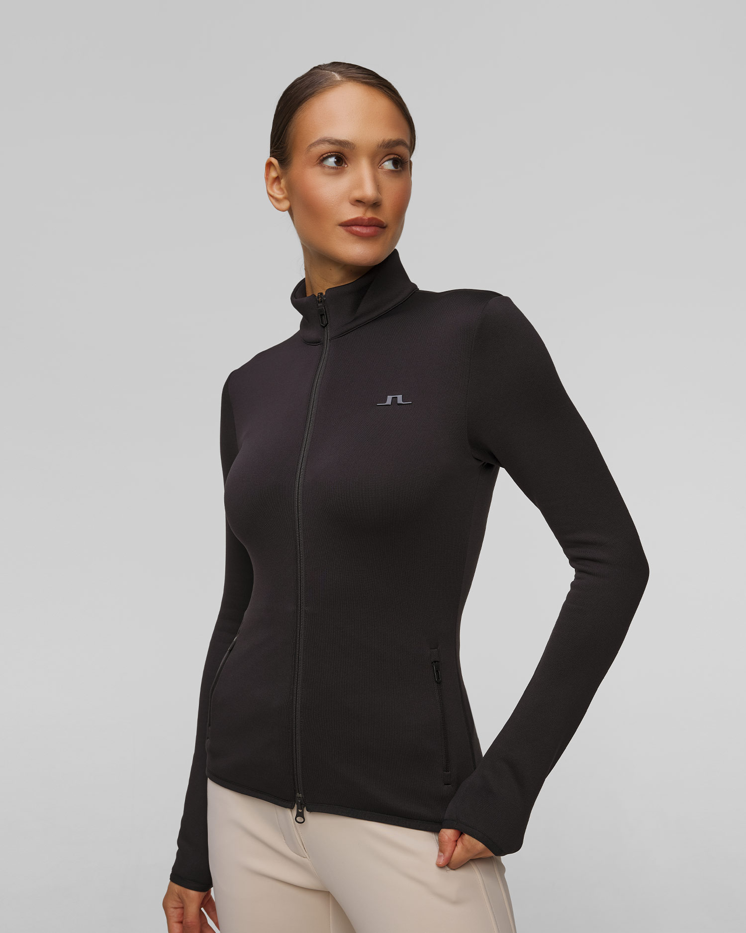 J.Lindeberg Milly Damen-Sweatshirt in Schwarz
