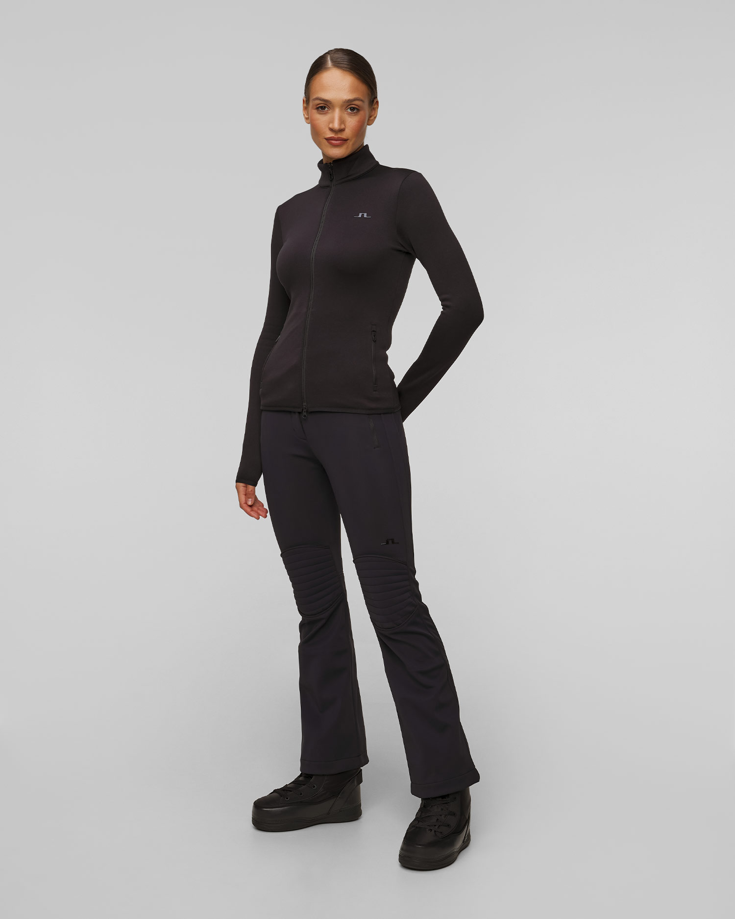 Czarne spodnie narciarskie damskie J.Lindeberg W Stanford