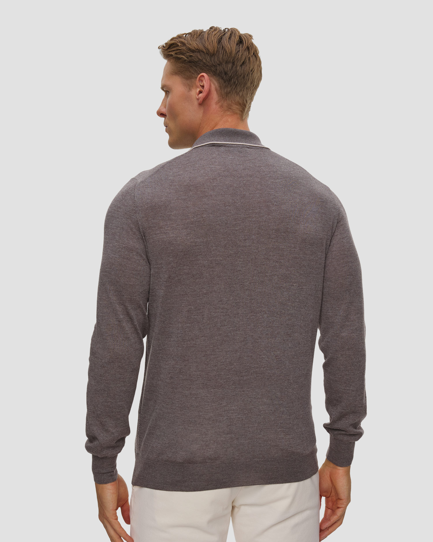 Gran Sasso Herrenpullover mit Polokragen