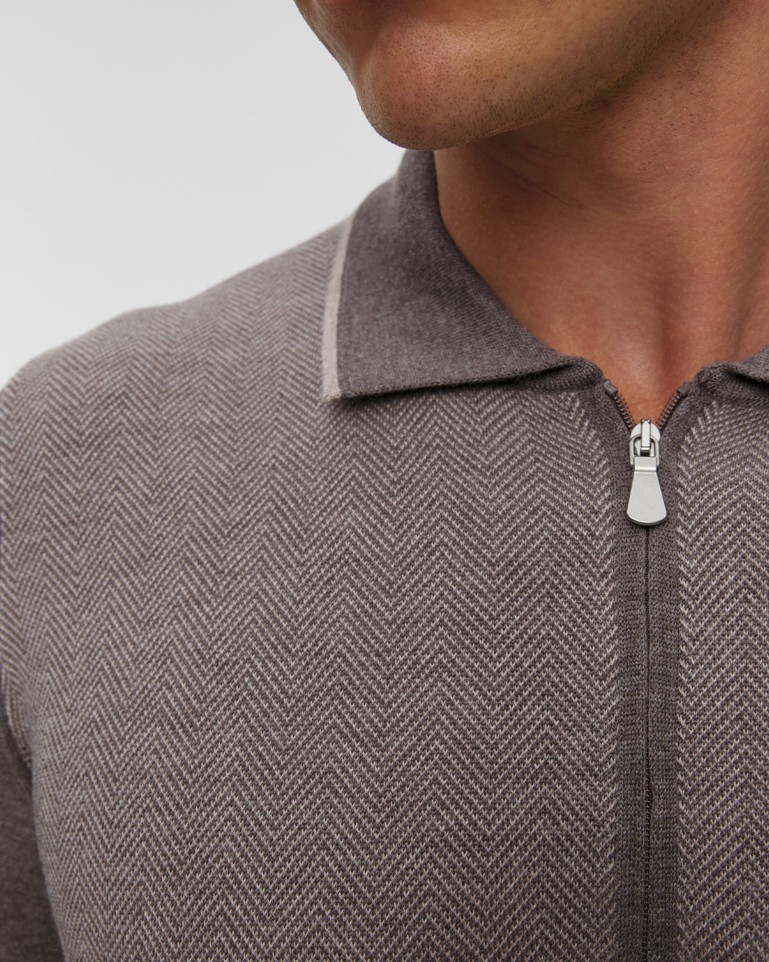 Gran Sasso Herrenpullover mit Polokragen