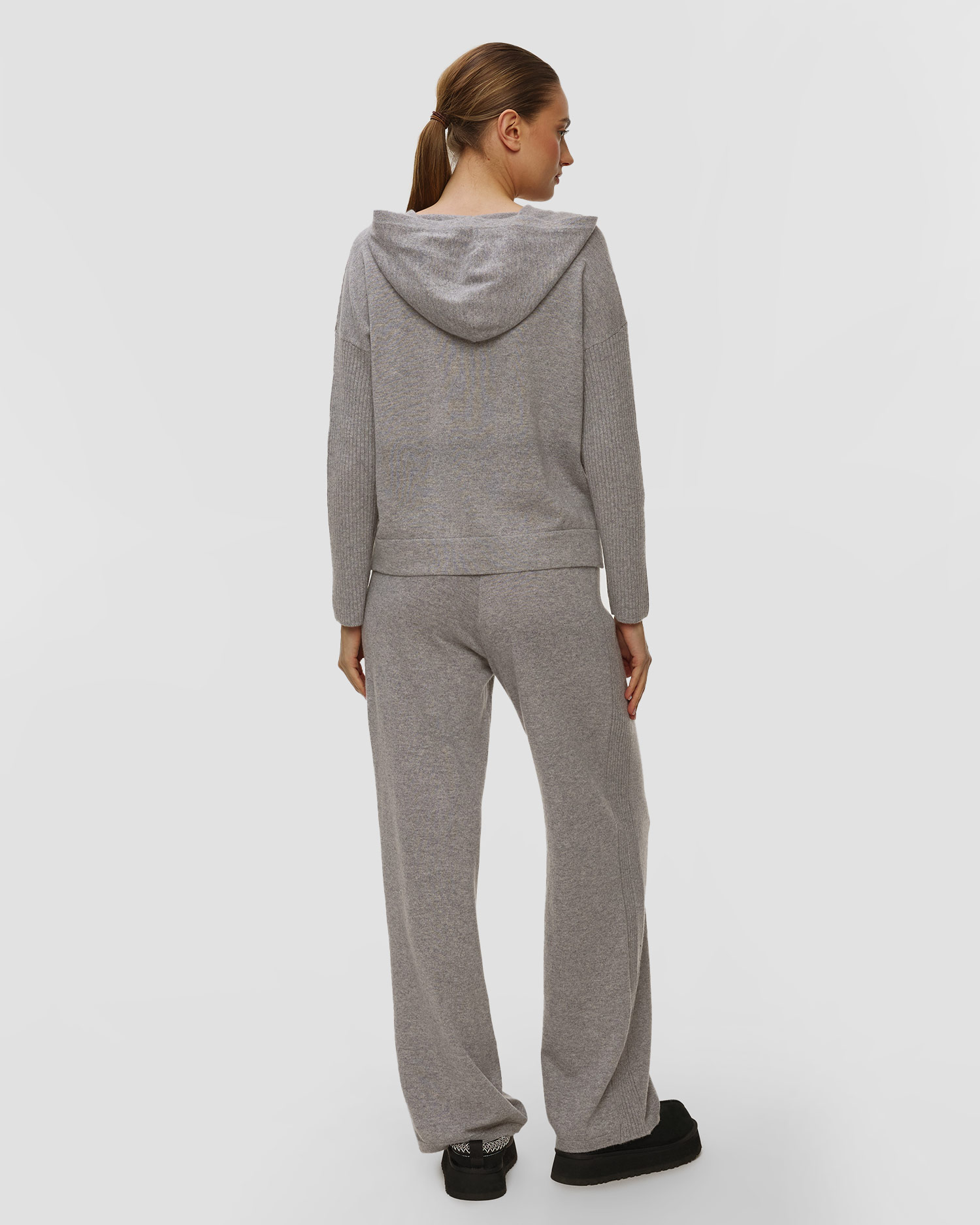 Gran Sasso Kaschmir-Set für Damen in Grau