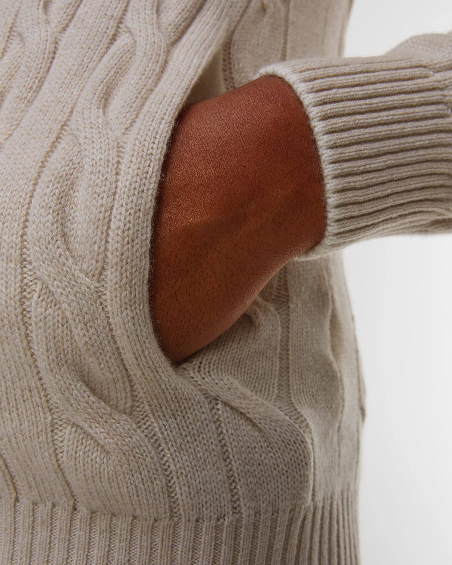 Pull zippé en cachemire pour hommes Gran Sasso