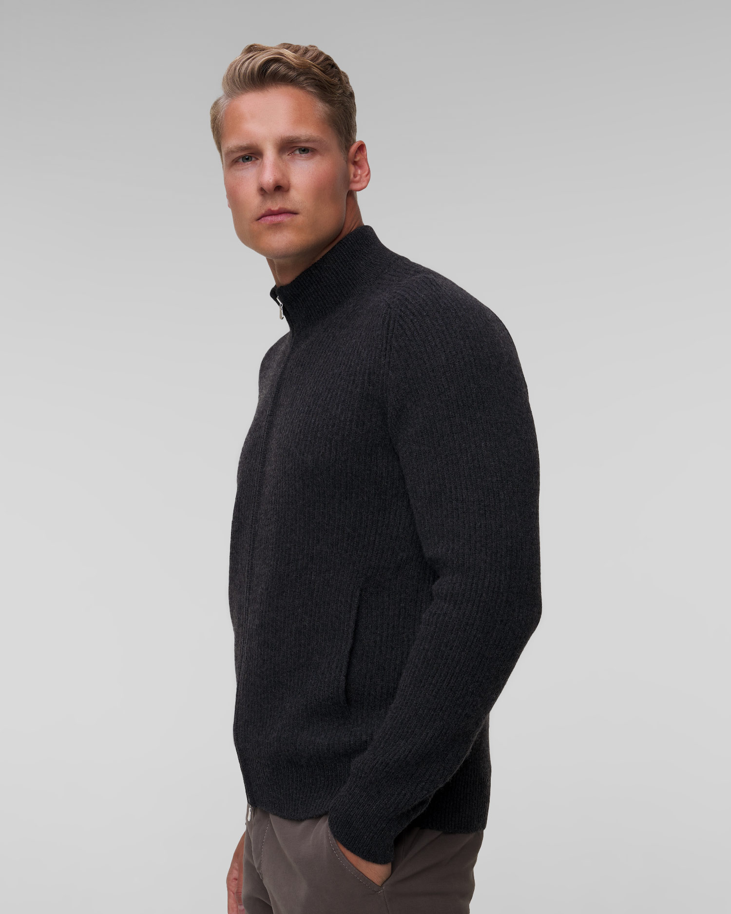 Cashmere zip-up sweater Gran Sasso