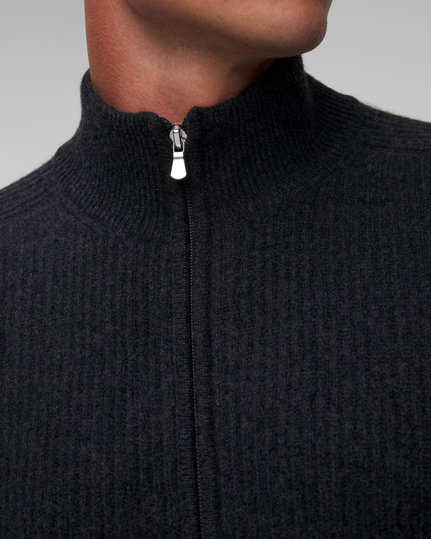 Cashmere zip-up sweater Gran Sasso