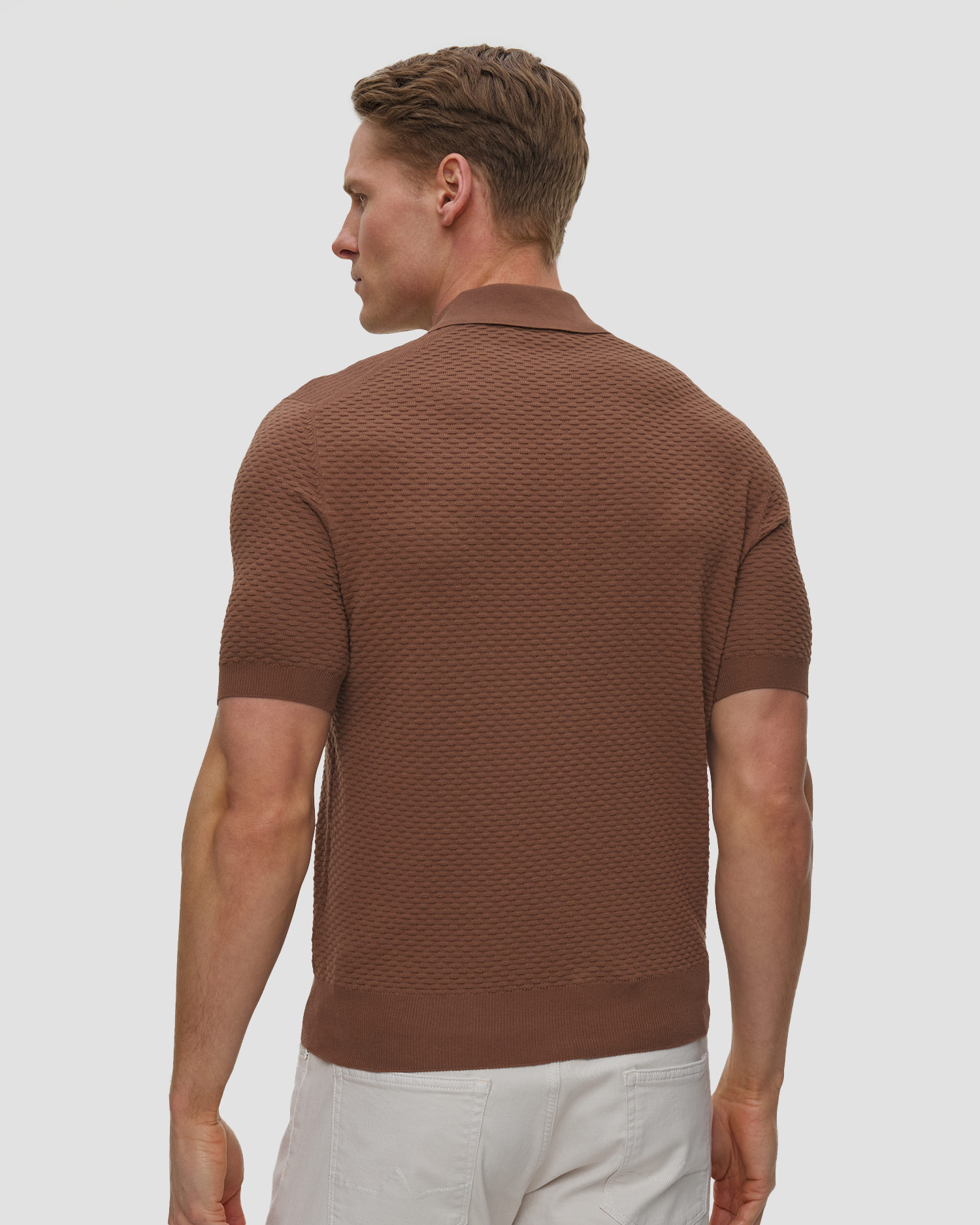 Polo en tricot pour hommes Gran Sasso