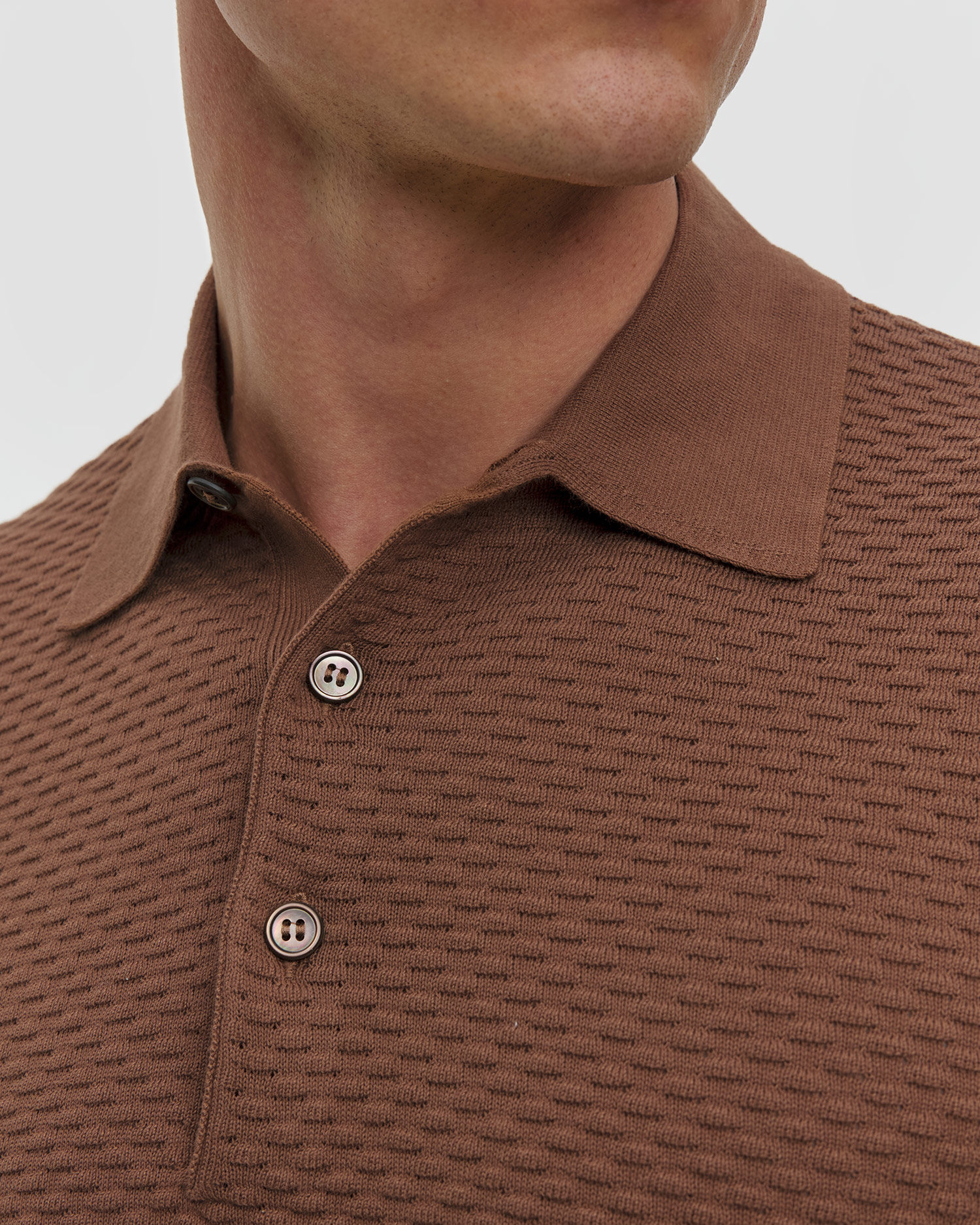 Polo en tricot pour hommes Gran Sasso