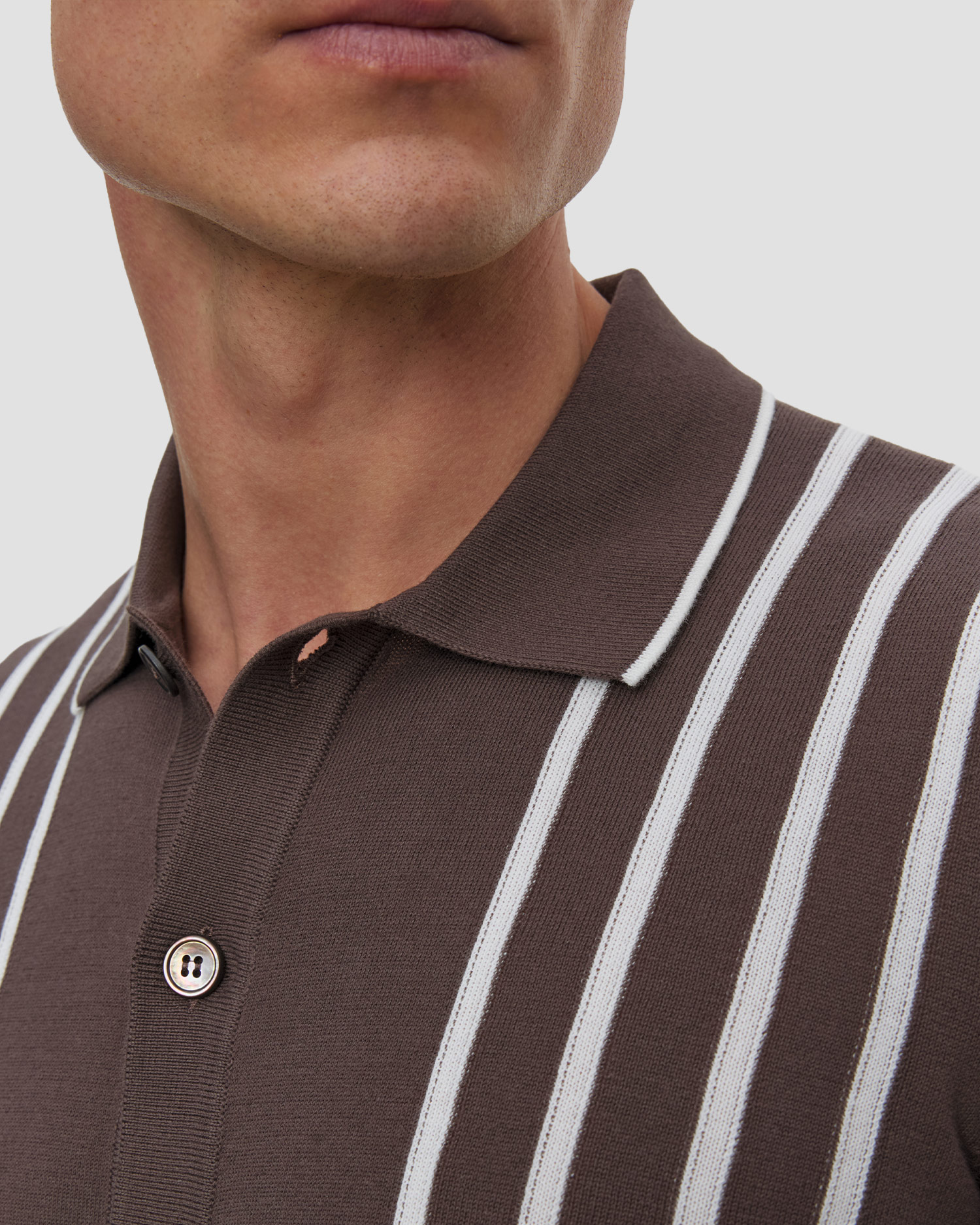 Polo dzianinowe męskie Gran Sasso