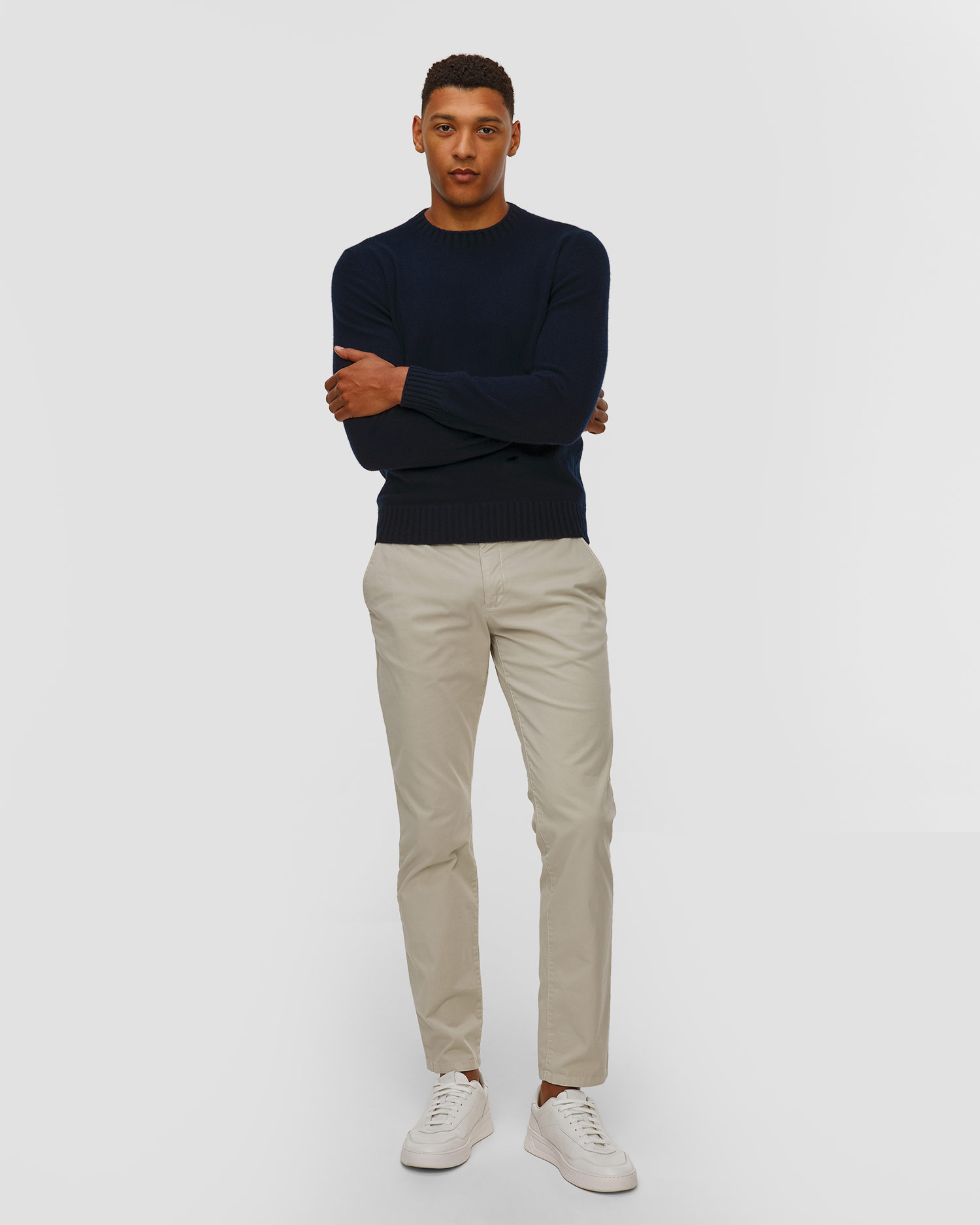 Pull bleu marine pour hommes Gran Sasso 