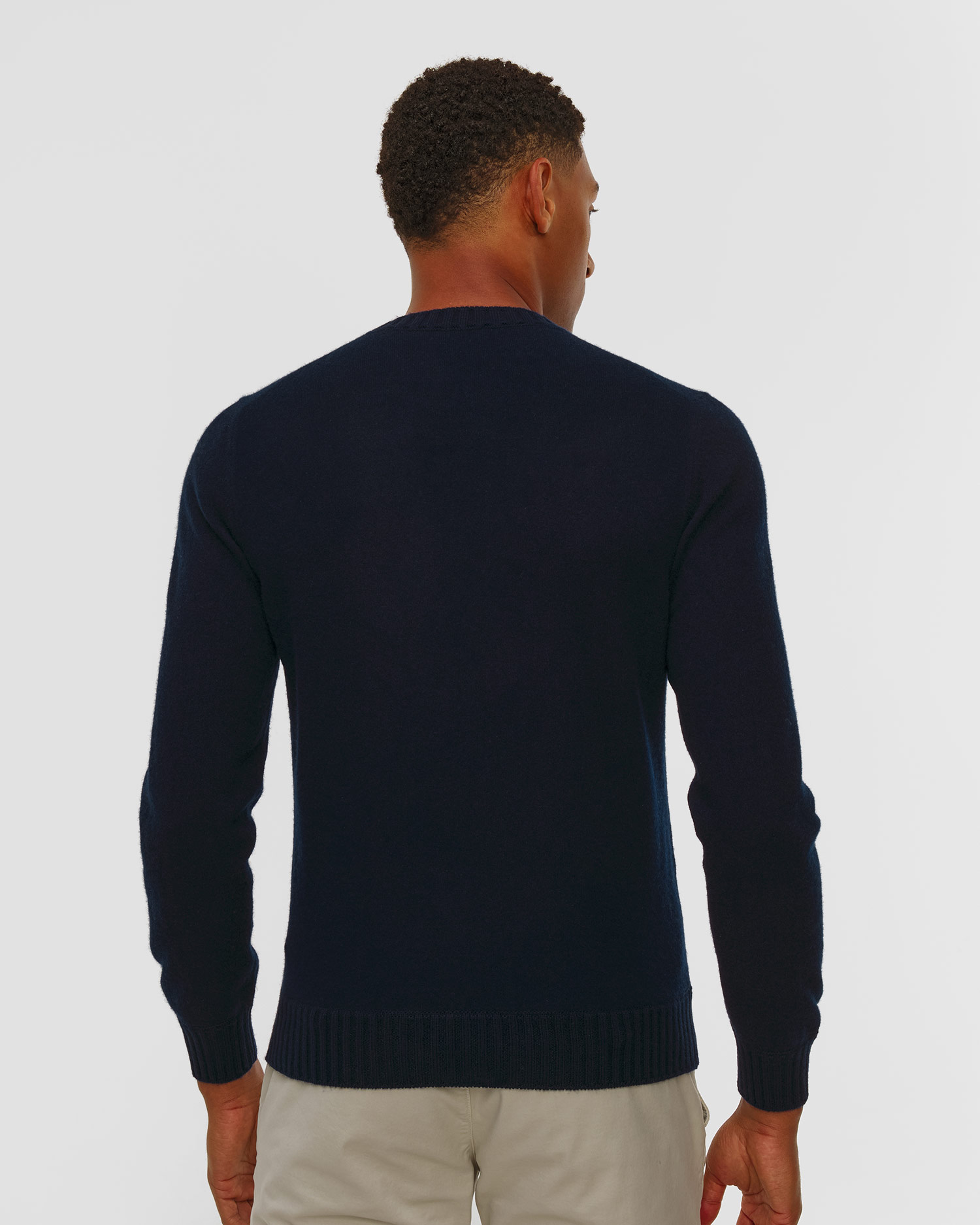 Granatowy sweter męski Gran Sasso