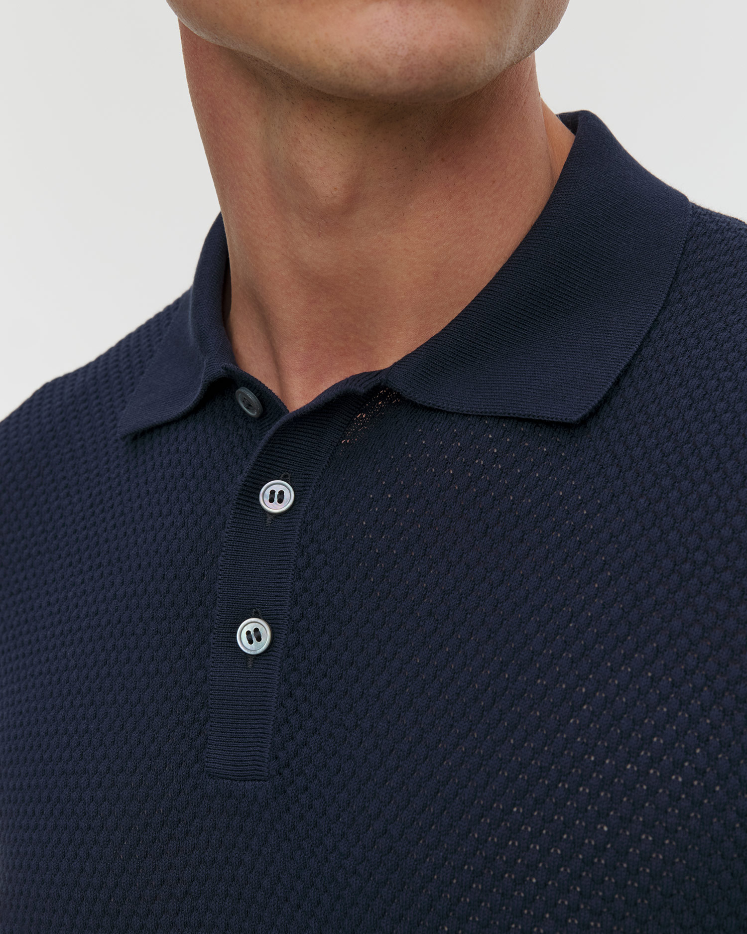 Polo dzianinowe męskie Gran Sasso