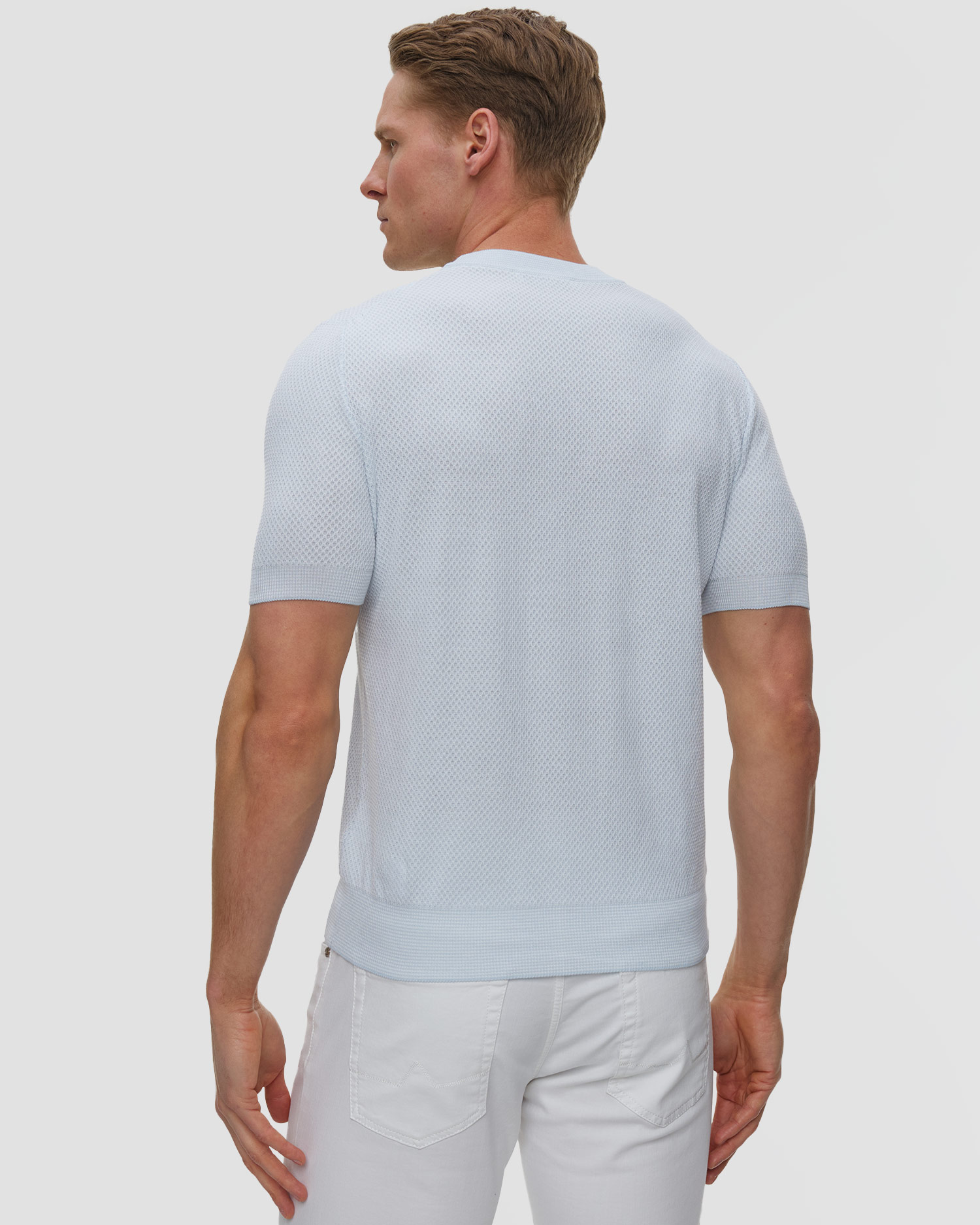 T-shirt dzianinowy męski Gran Sasso