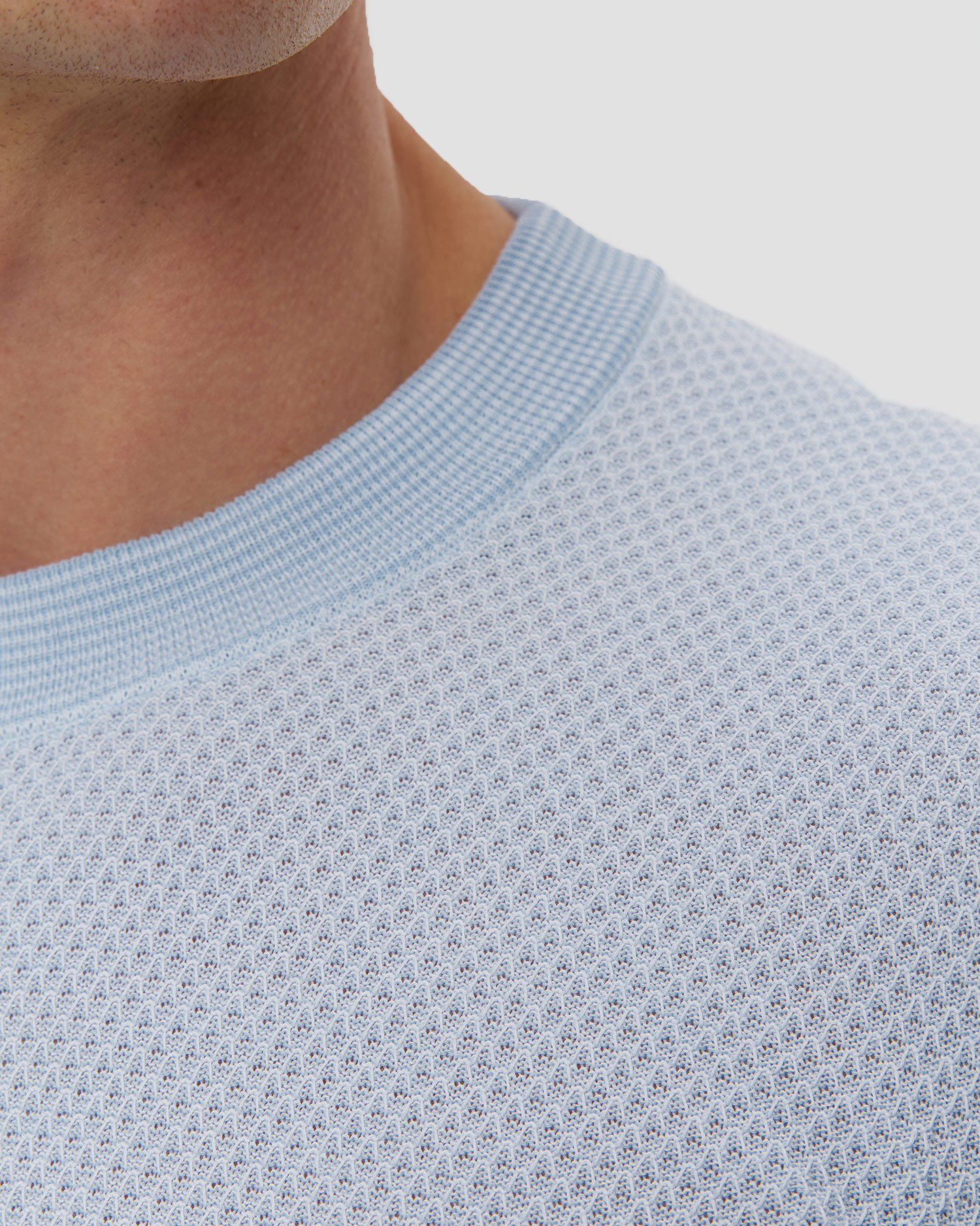 T-shirt dzianinowy męski Gran Sasso