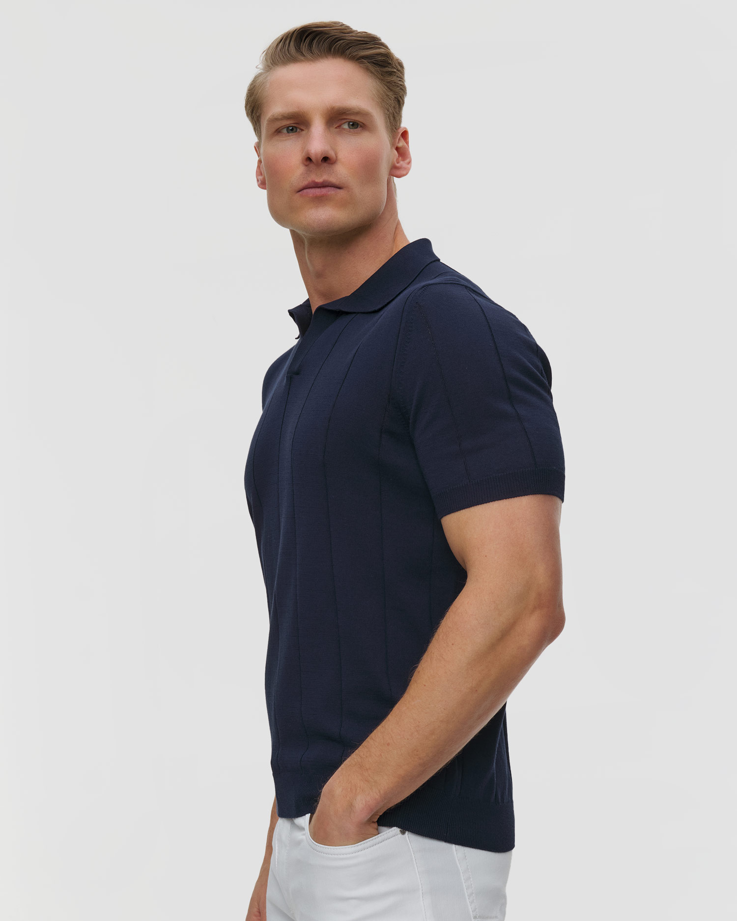 Polo dzianinowe męskie Gran Sasso