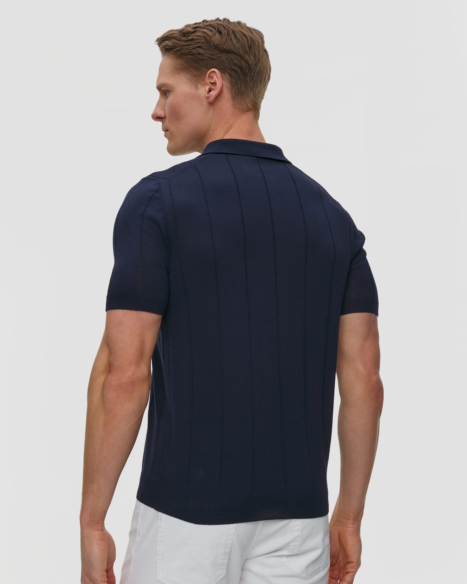 Polo dzianinowe męskie Gran Sasso