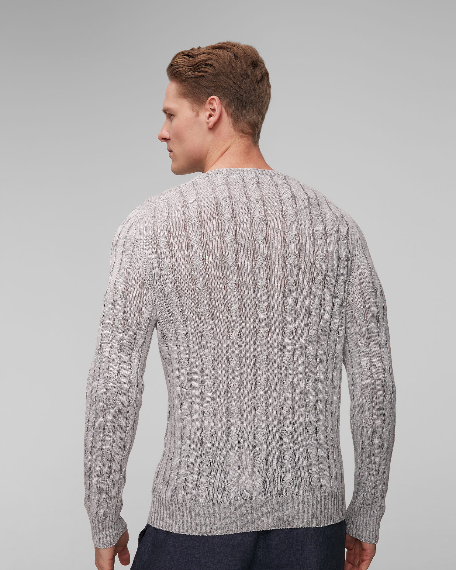 Men's linen sweater Gran Sasso