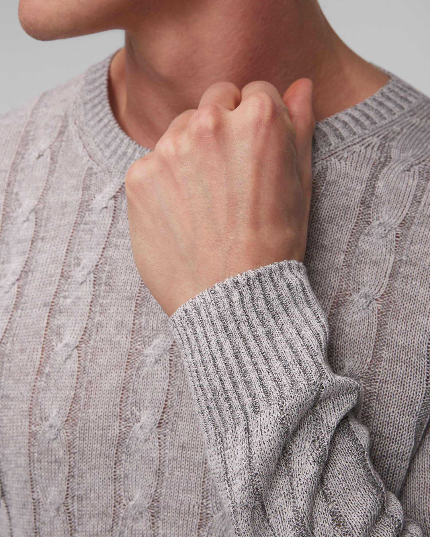 Men's linen sweater Gran Sasso