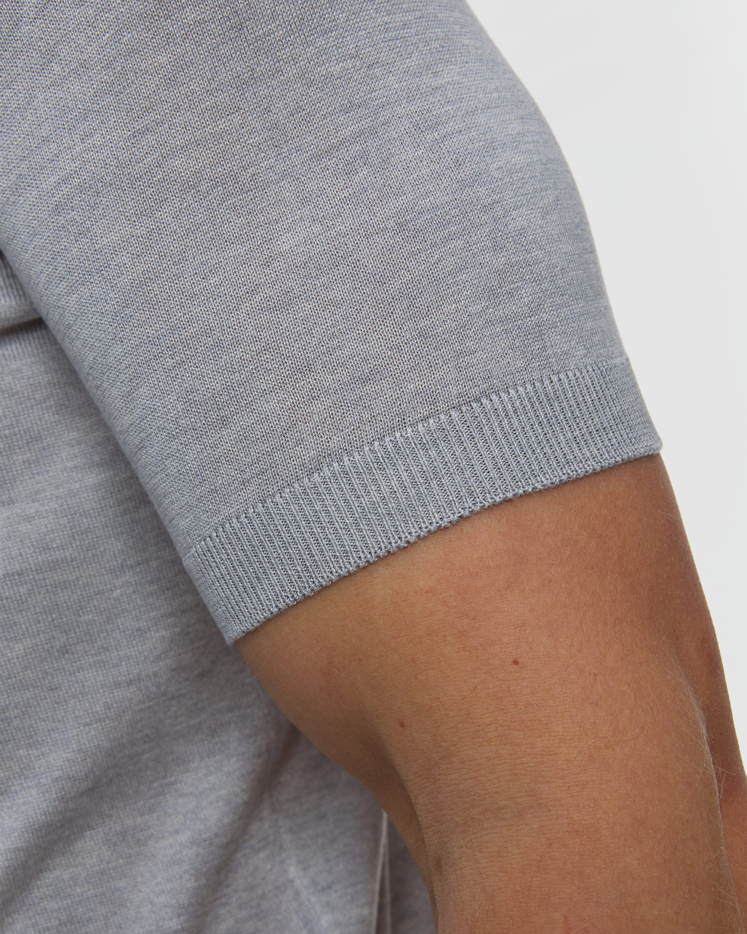 T-shirt jedwabny męski Gran Sasso