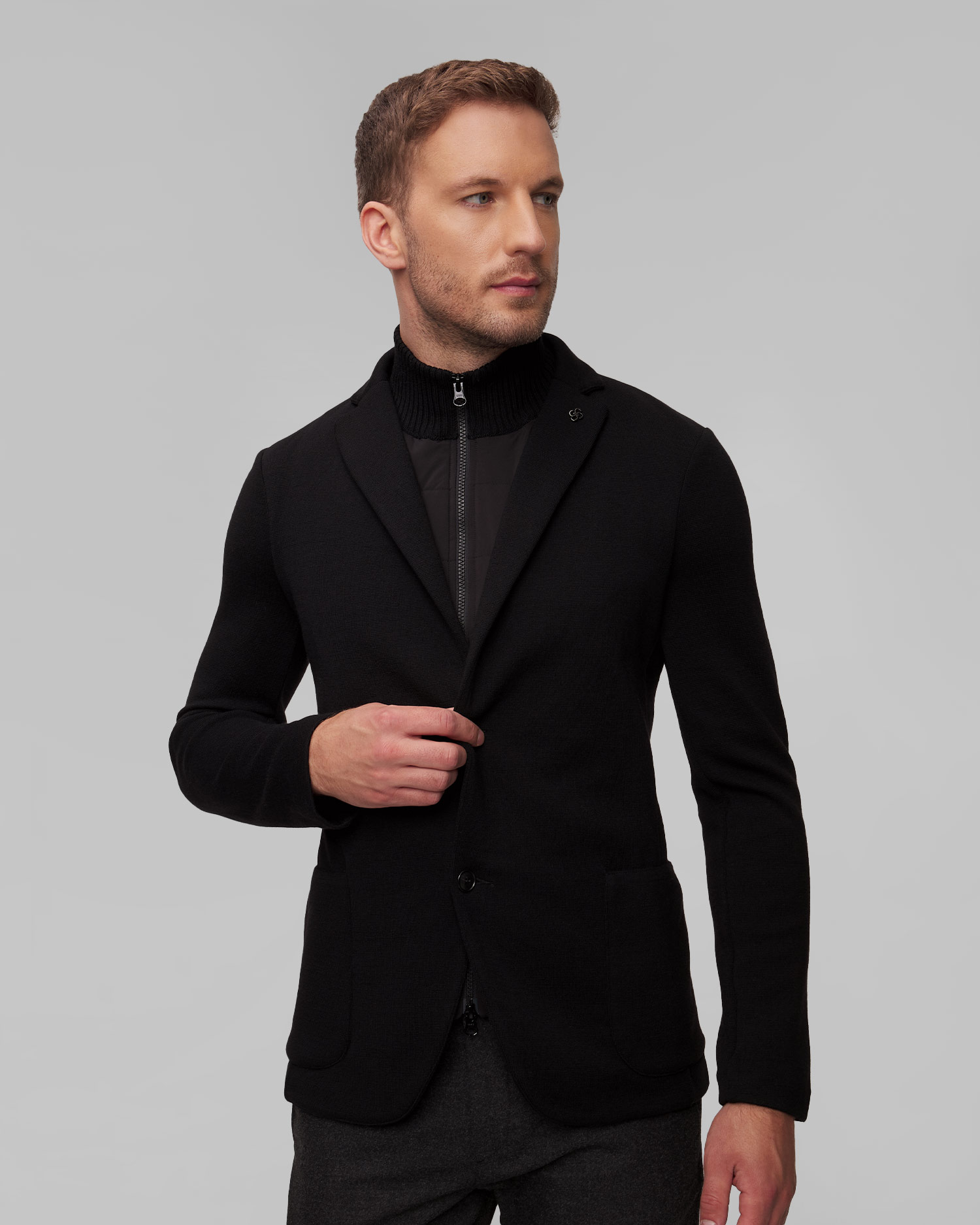 Men's blazer with a lining Gran Sasso 