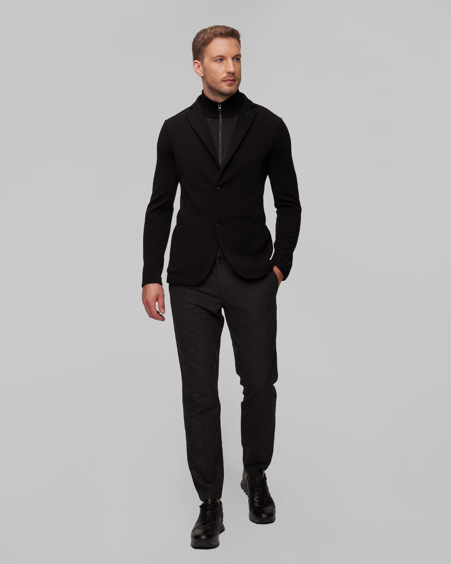 Men's blazer with a lining Gran Sasso 