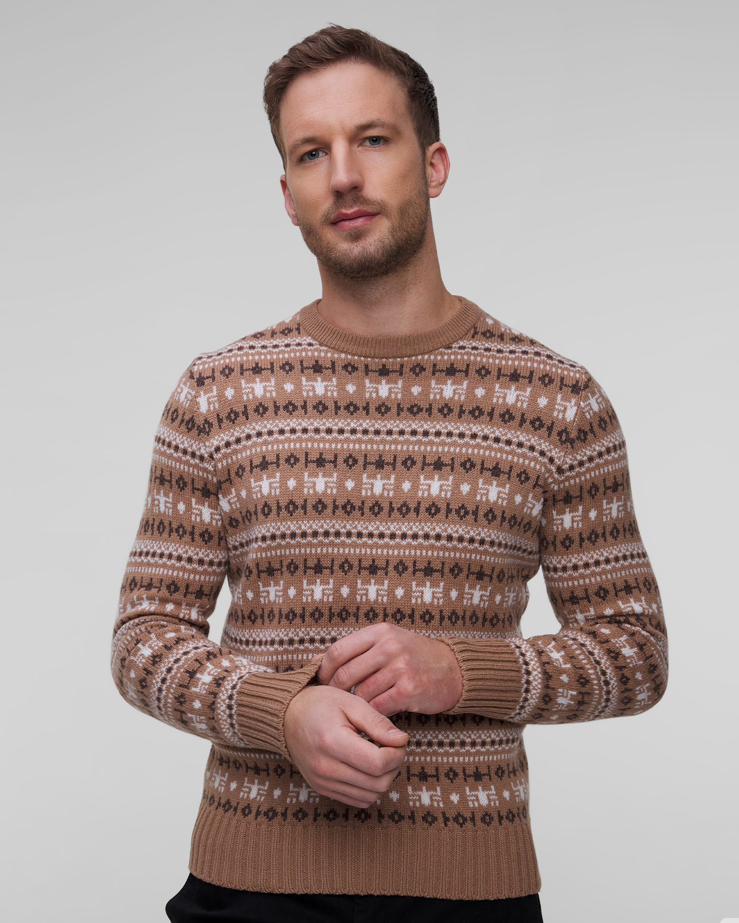 Sweter kaszmirowy męski Gran Sasso