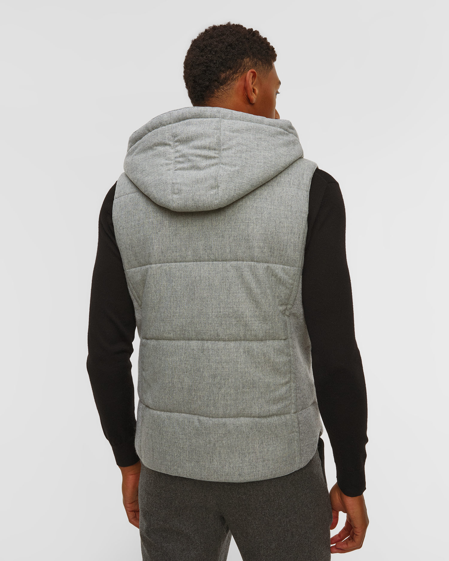 Flanelowa kamizelka męska Gran Sasso