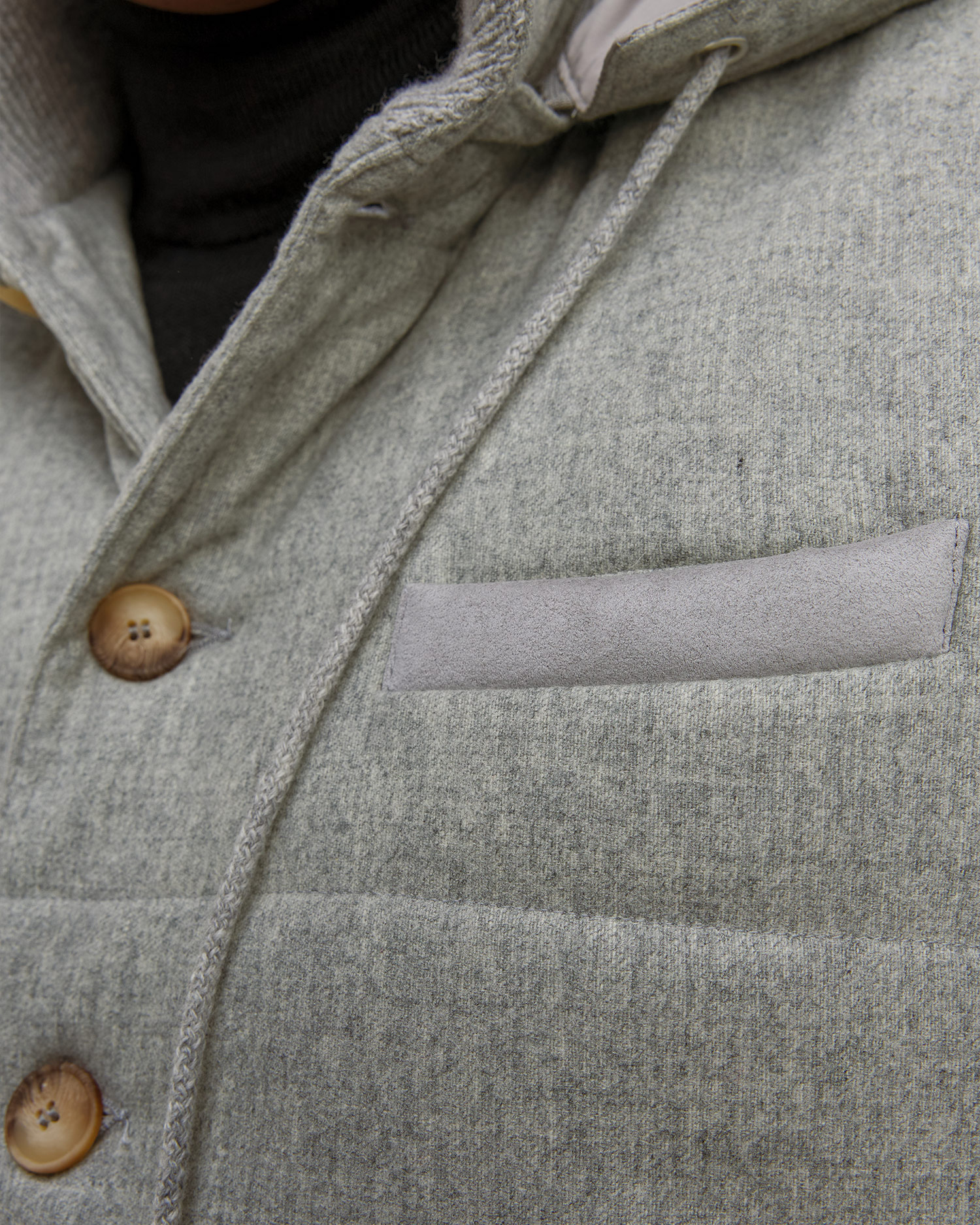 Flanelowa kamizelka męska Gran Sasso