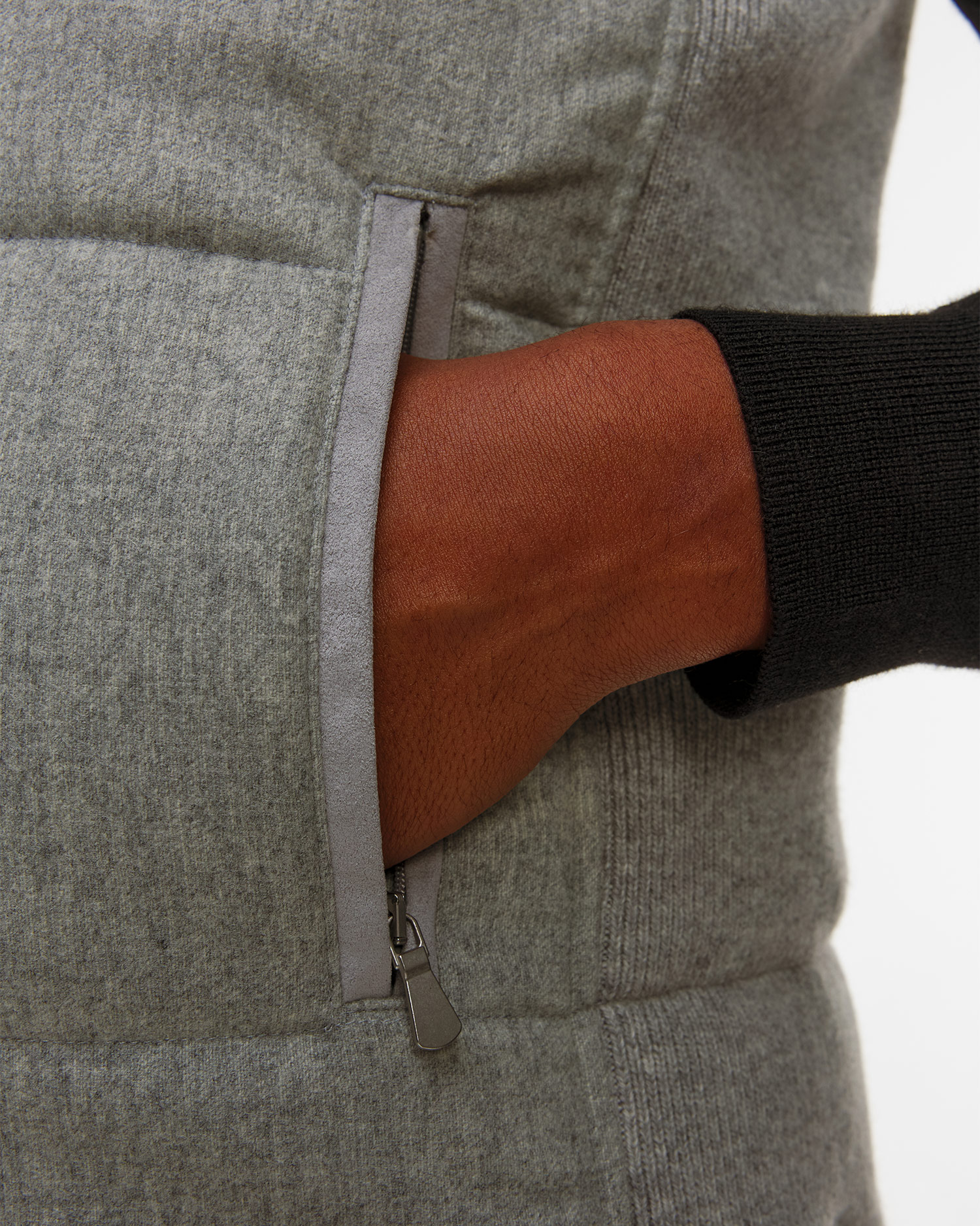 Flanelowa kamizelka męska Gran Sasso