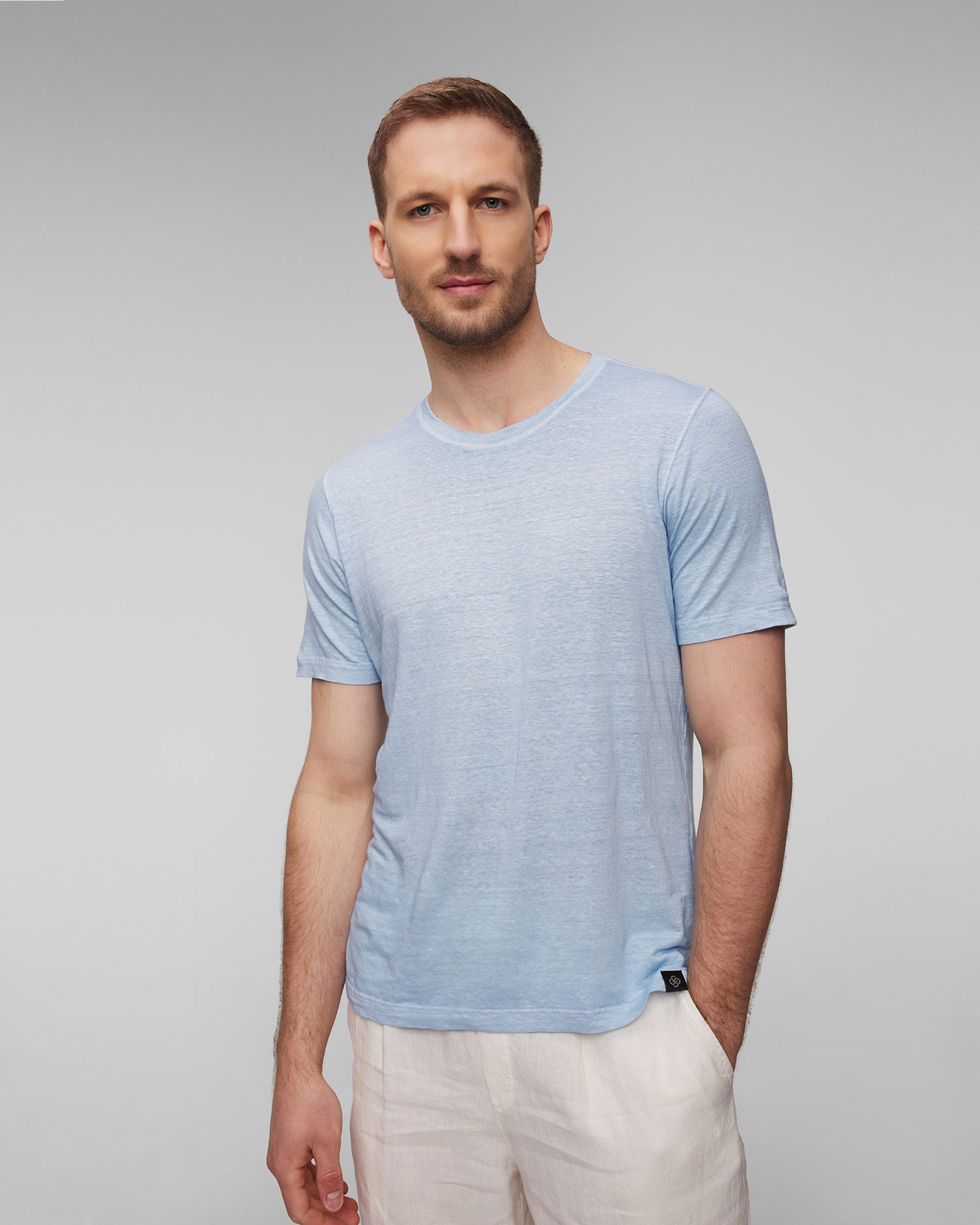 T-shirt lniany Gran Sasso Vintage