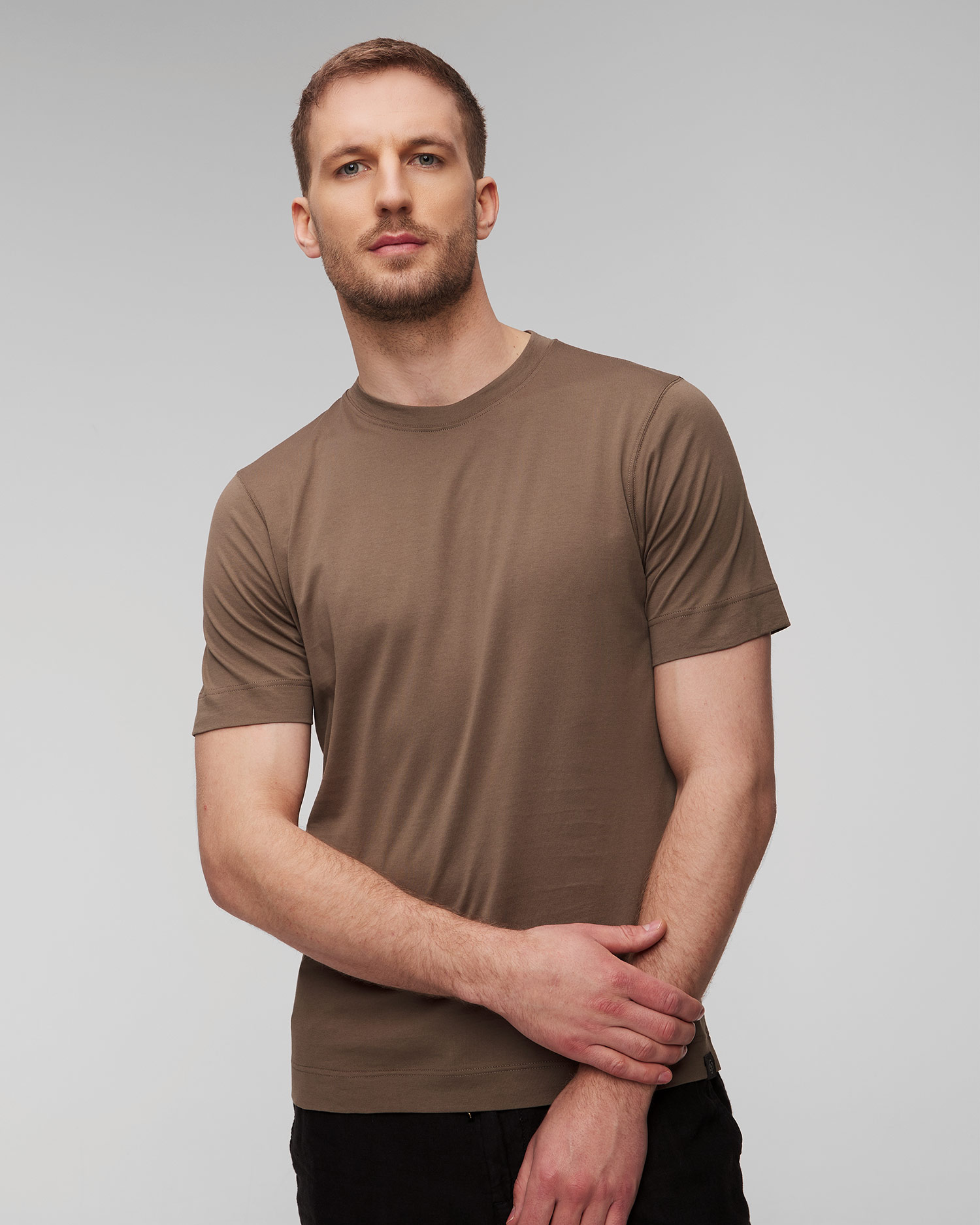 T-shirt bawełniany męski Gran Sasso