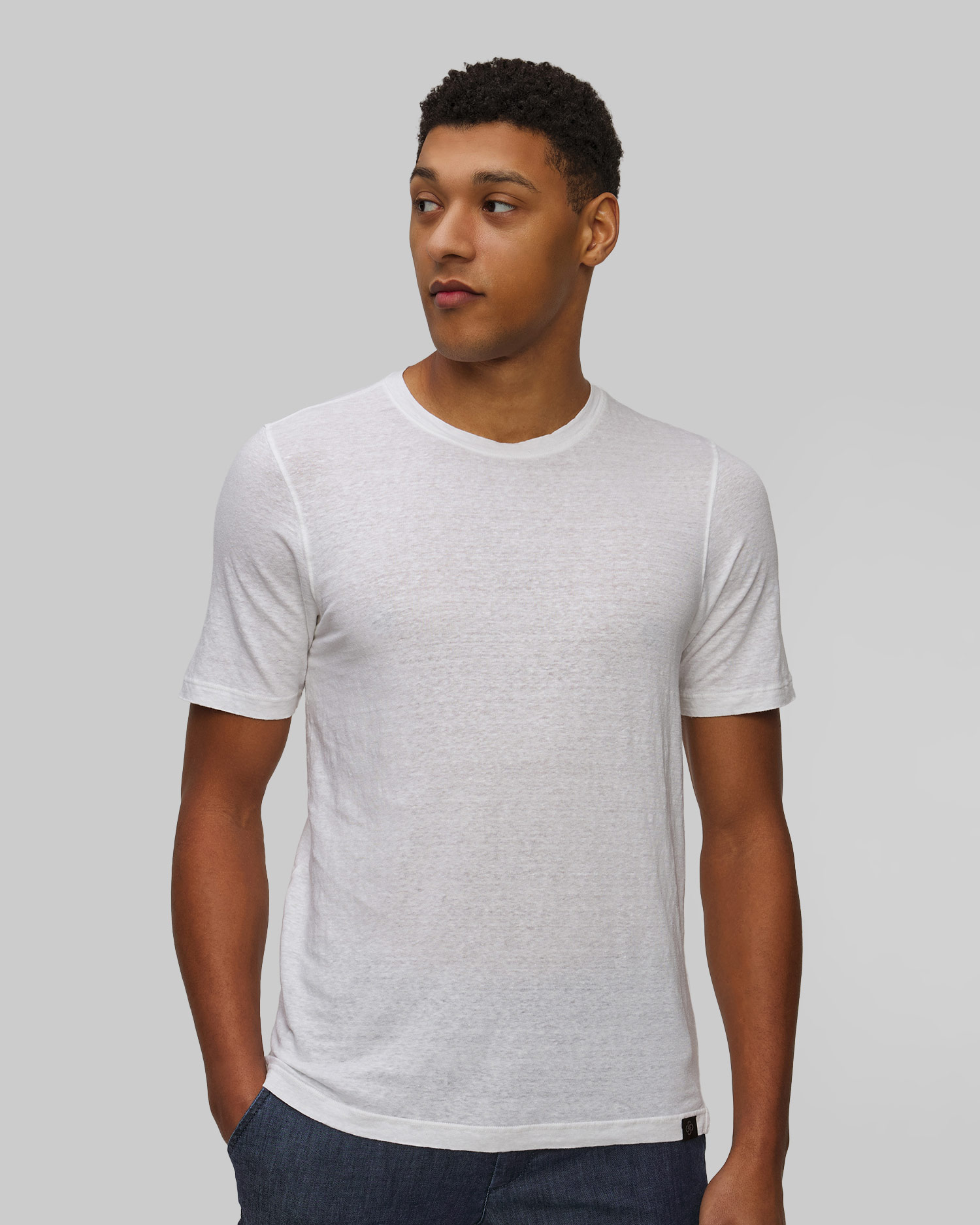 Gran Sasso Herren-T-Shirt aus Leinen
