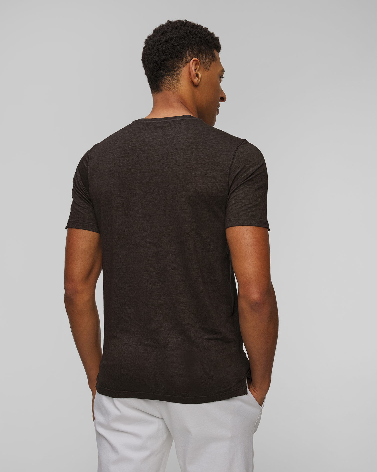 Gran Sasso Herren-T-Shirt aus Leinen