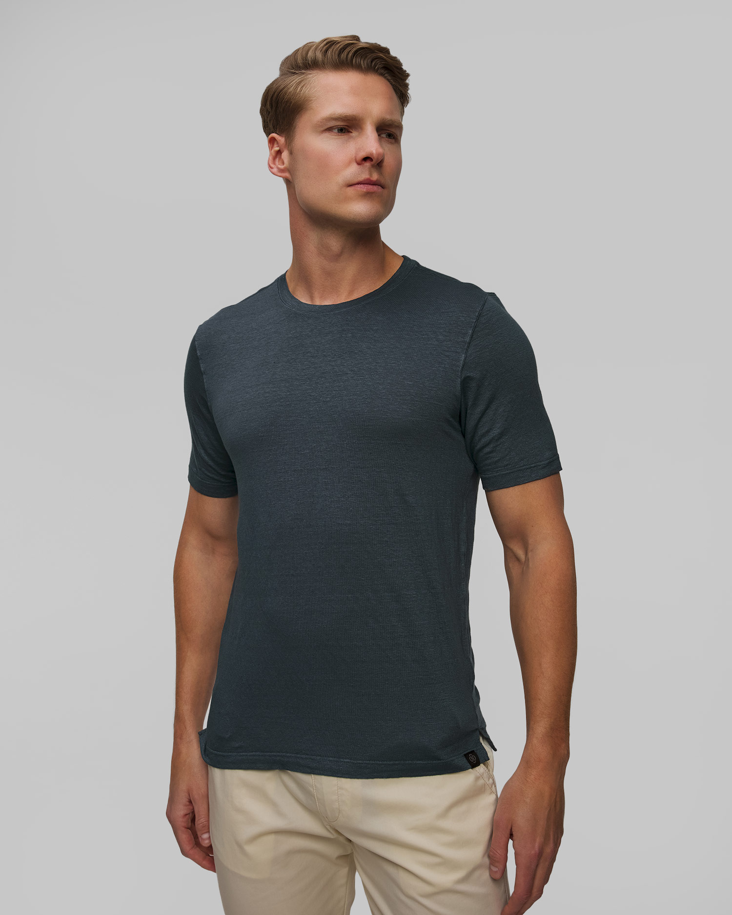 Gran Sasso Herren-T-Shirt aus Leinen
