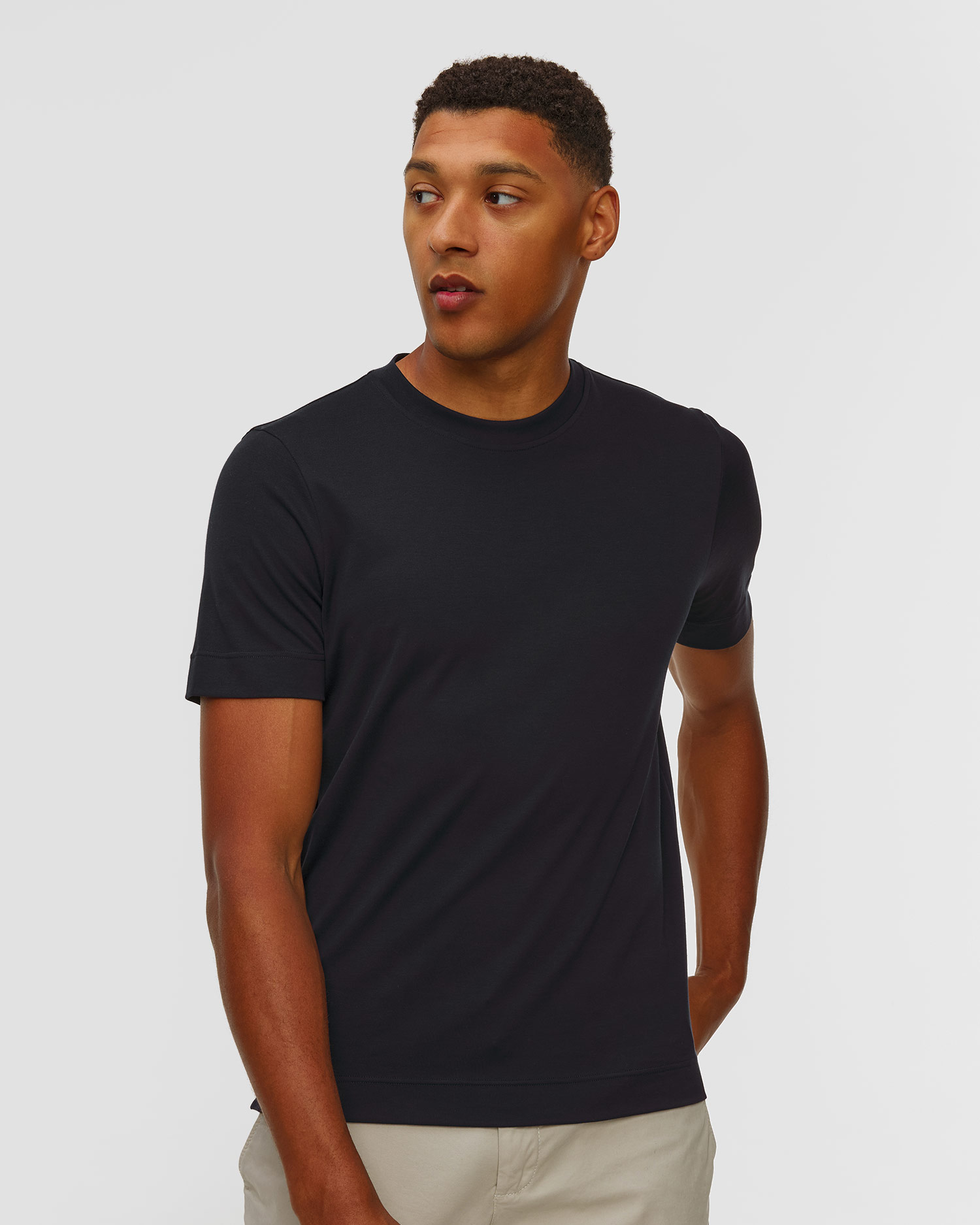 T-shirt bleu marine pour hommes Gran Sasso 