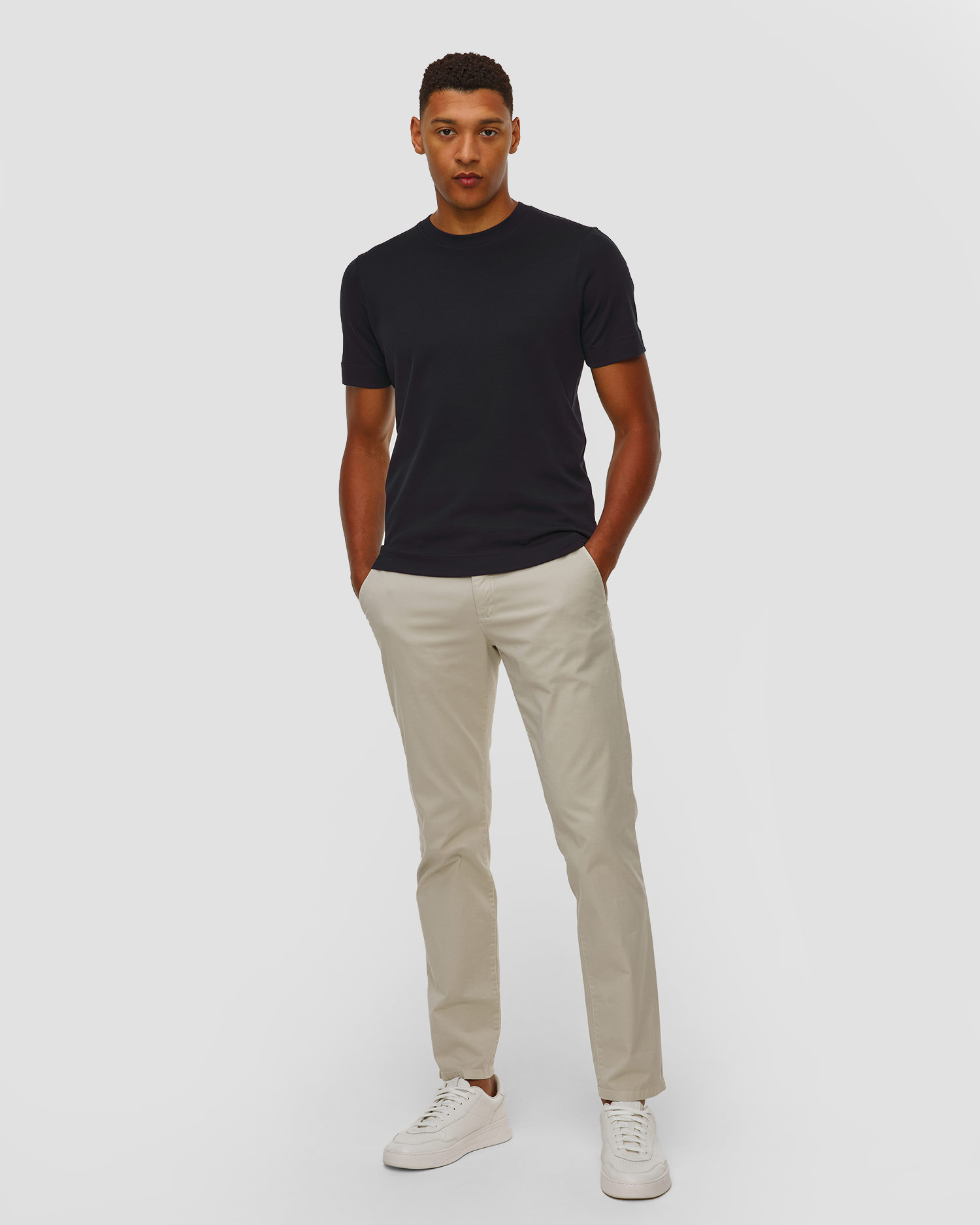 T-shirt bleu marine pour hommes Gran Sasso 