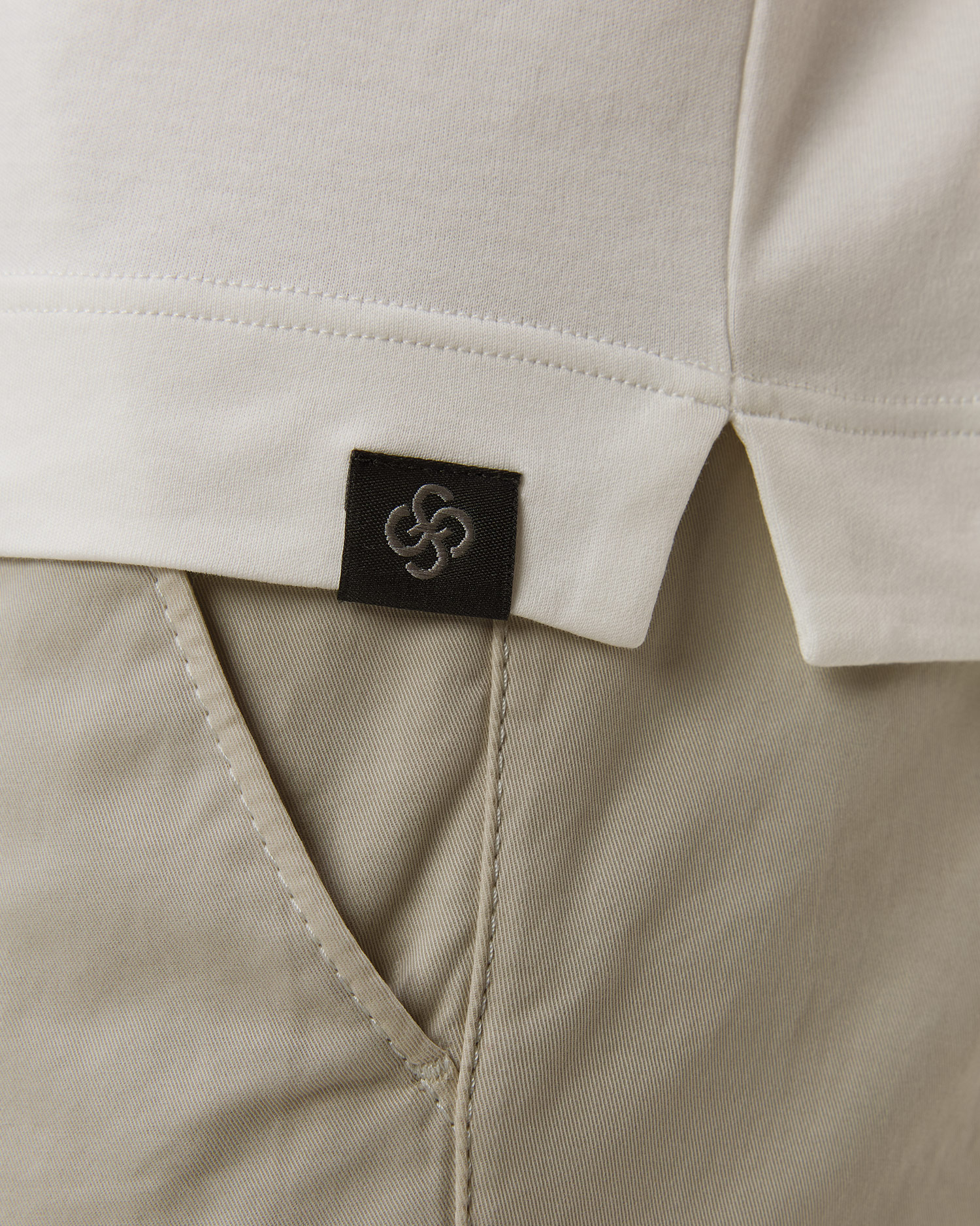 T-shirt blanc pour hommes Gran Sasso