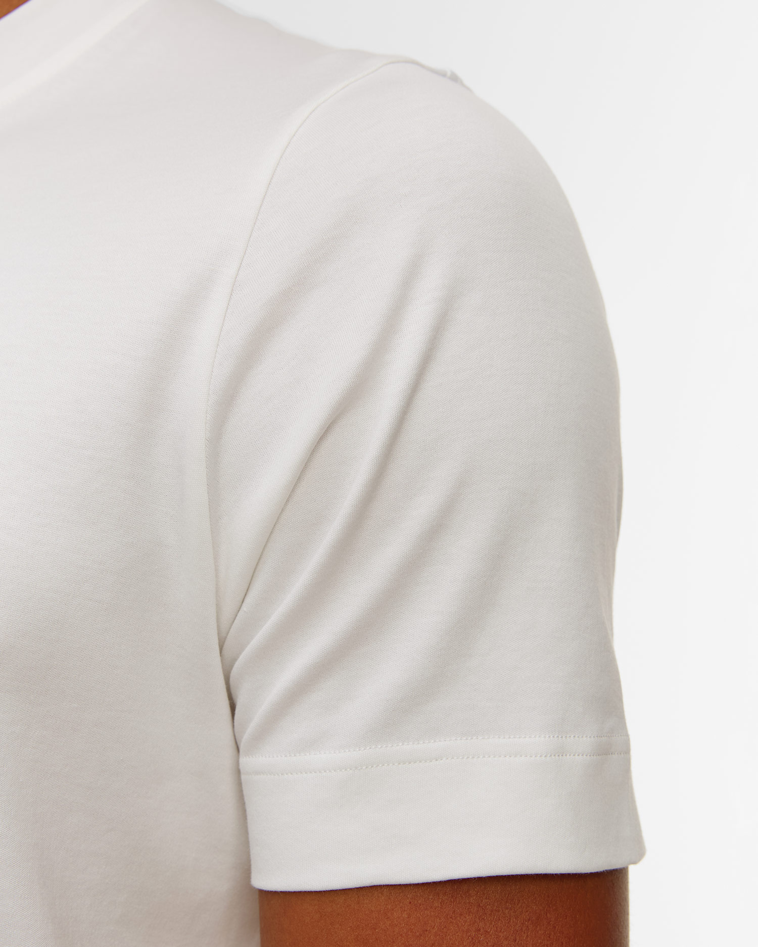 T-shirt blanc pour hommes Gran Sasso