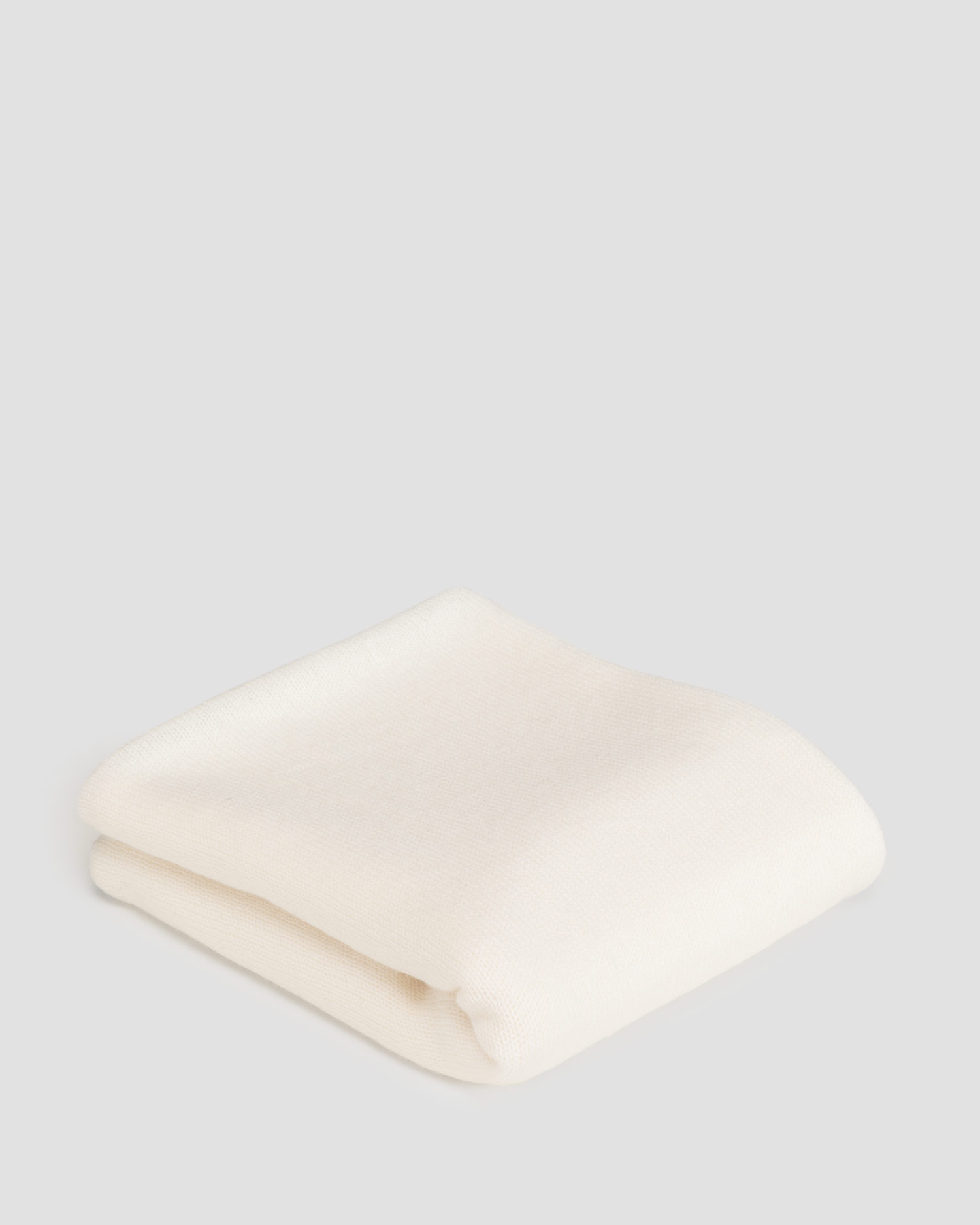 Women's white cashmere scarf Kujten Daizy Large