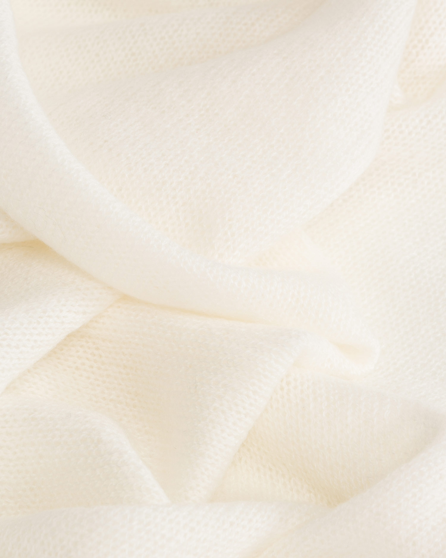 Écharpe en cachemire blanche pour femmes Kujten Daizy Large