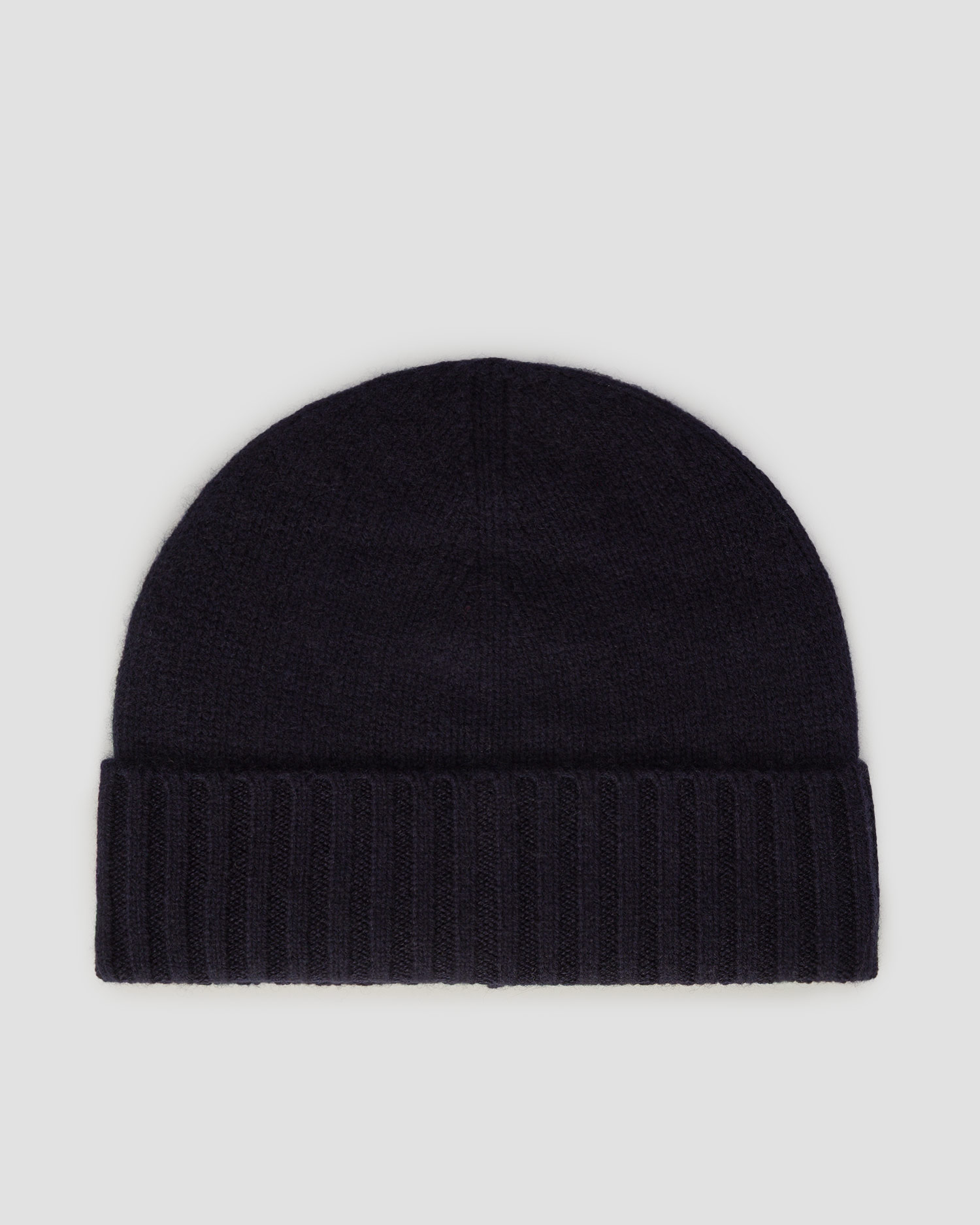 Czapka z kaszmiru damska Kujten Tom, Kolor/Wzór: Granatowy